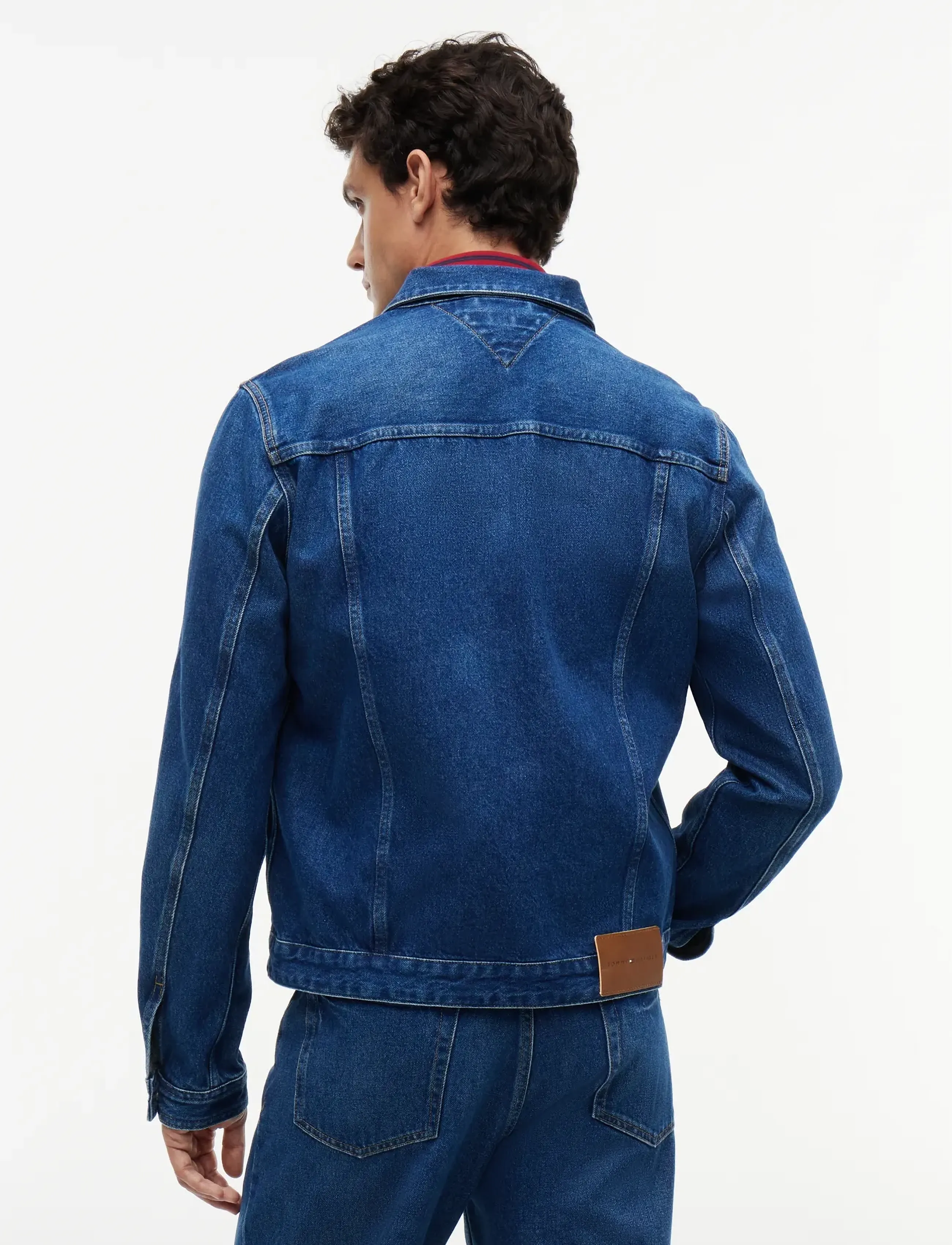 Tommy Hilfiger - REGULAR TRUCKER JKT IKE BLUE - unlined denim jackets - ike blue - 2