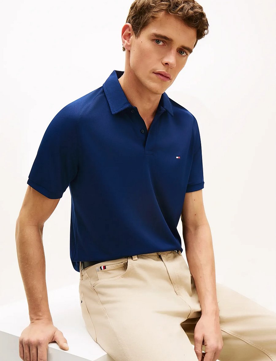 Tommy Hilfiger - PERFORMANCE AIRDOT REG POLO - kortärmade pikéer - carbon navy - 4