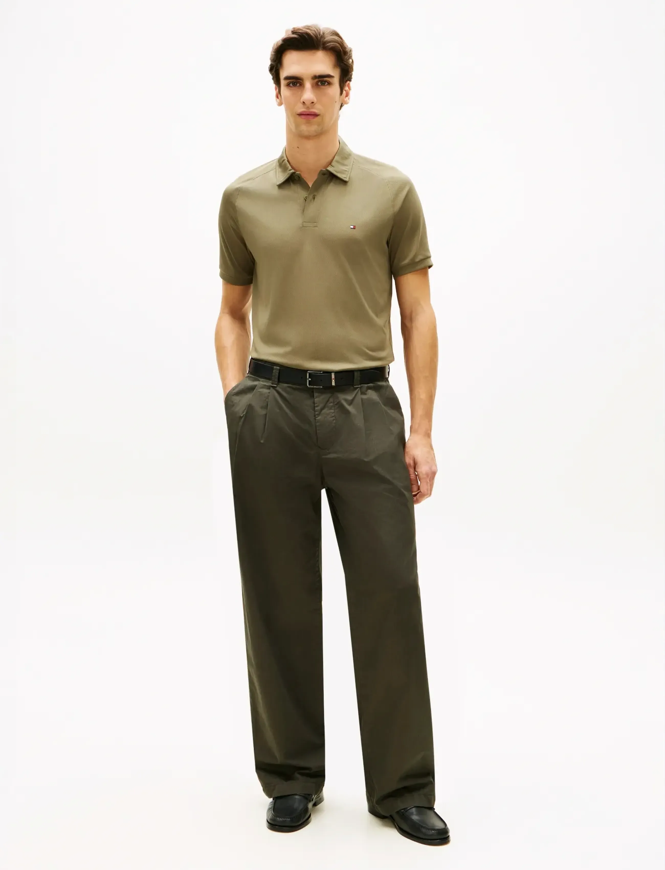 Tommy Hilfiger - PERFORMANCE AIRDOT REG POLO - short-sleeved polos - dark artichoke - 3