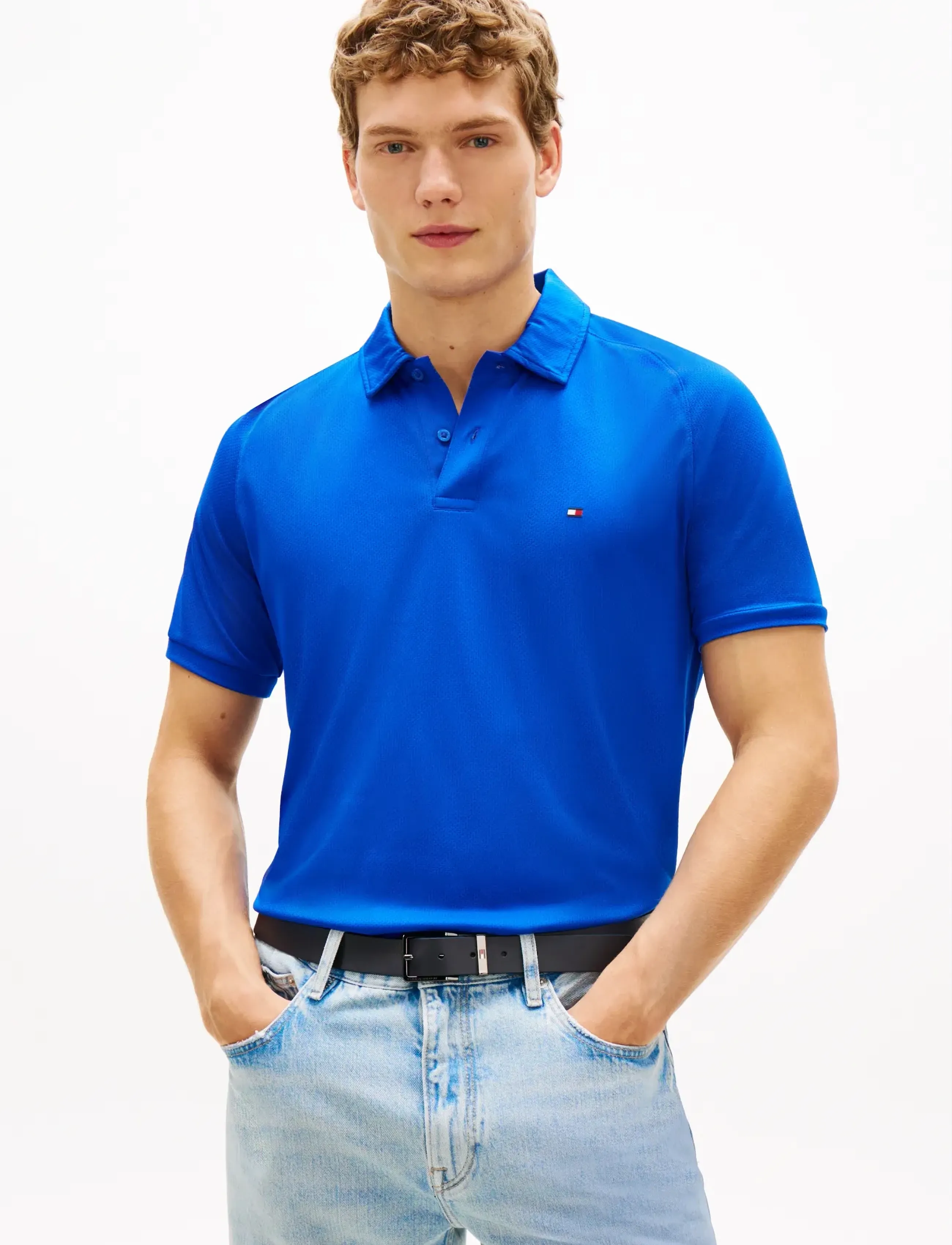 Tommy Hilfiger PERFORMANCE AIRDOT REG POLO - Tommy Hilfiger - REGAL BLUE / blue