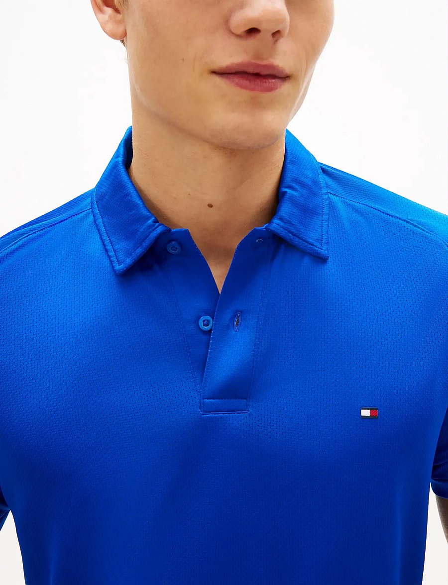 Tommy Hilfiger - PERFORMANCE AIRDOT REG POLO - polo marškinėliai trumpomis rankovėmis - regal blue - 4