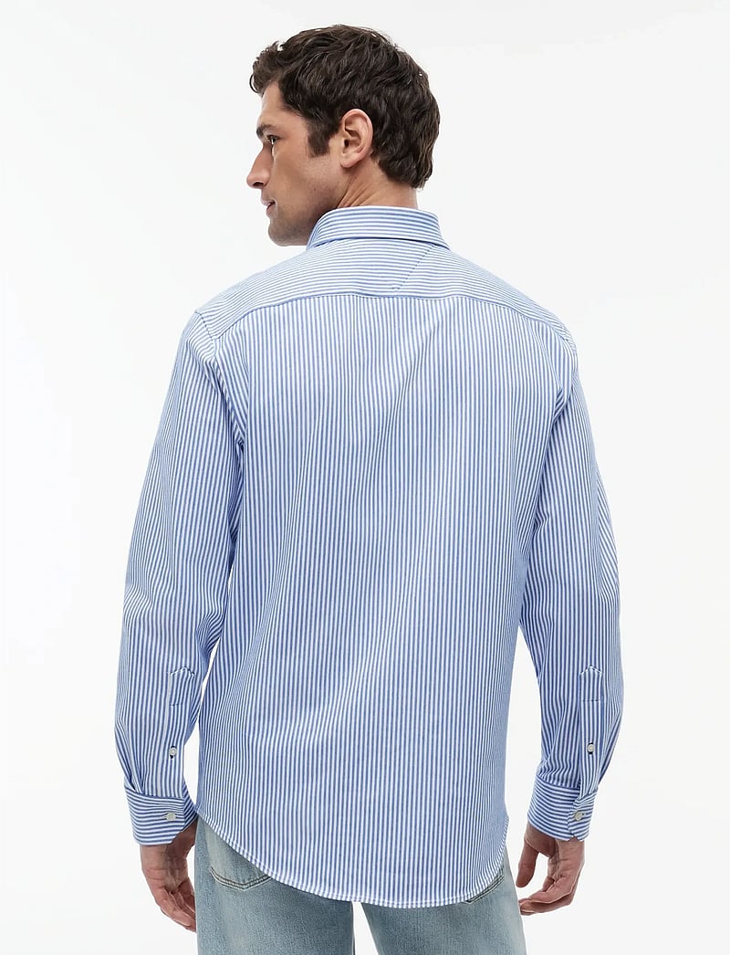 Tommy Hilfiger - PERFORMANCE STRIPE PIQUE OXFORD - gestreifte hemden - regal blue white stripe - 2