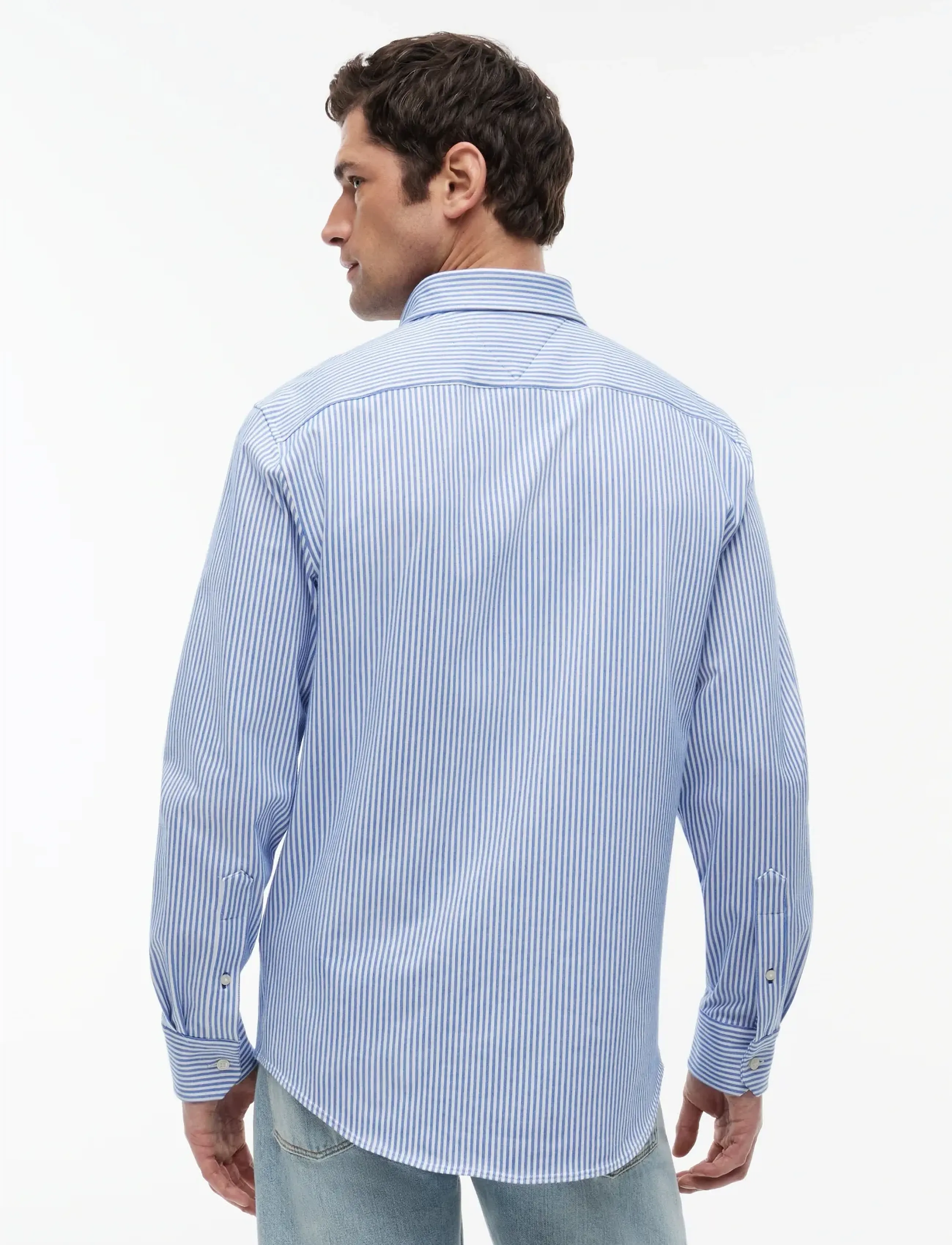 Tommy Hilfiger - PERFORMANCE STRIPE PIQUE OXFORD - regal blue   white stripe - 2