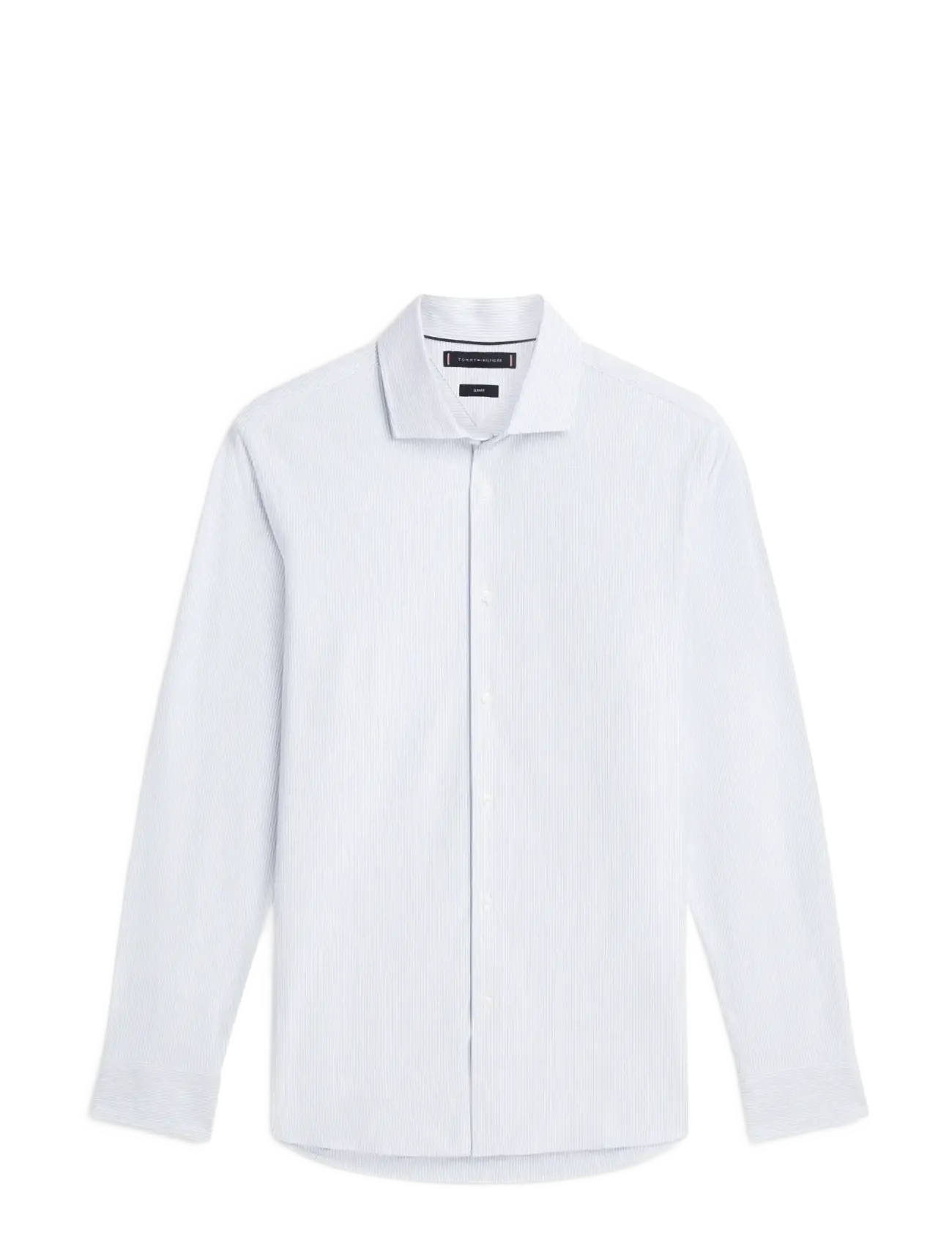 Tommy Hilfiger - DC COMFORT JERSEY STRIPE SHIRT - stribede skjorter - blue bell white - 1