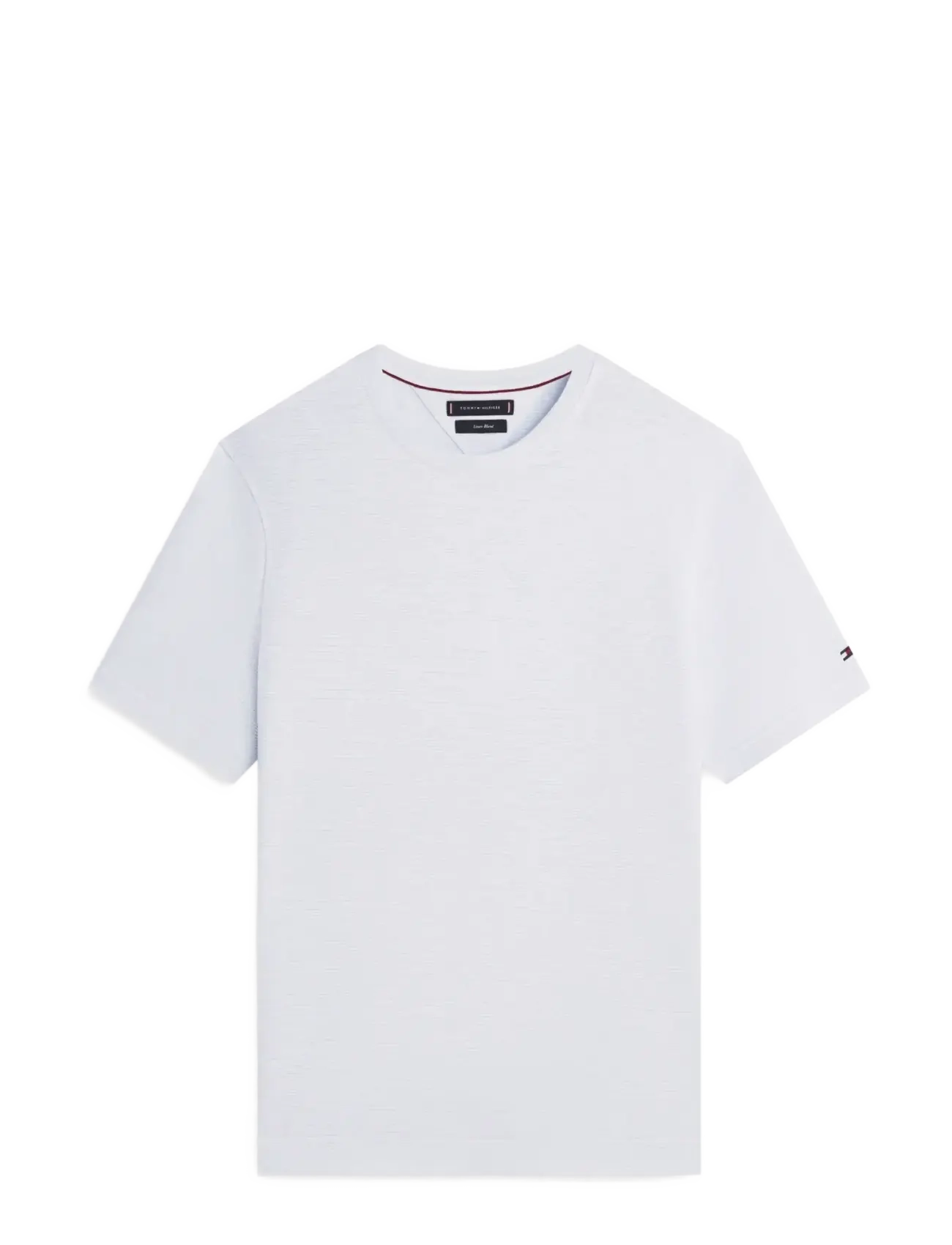 Tommy Hilfiger - DC LINEN TEE - lyhythihaiset - breezy blue - 1