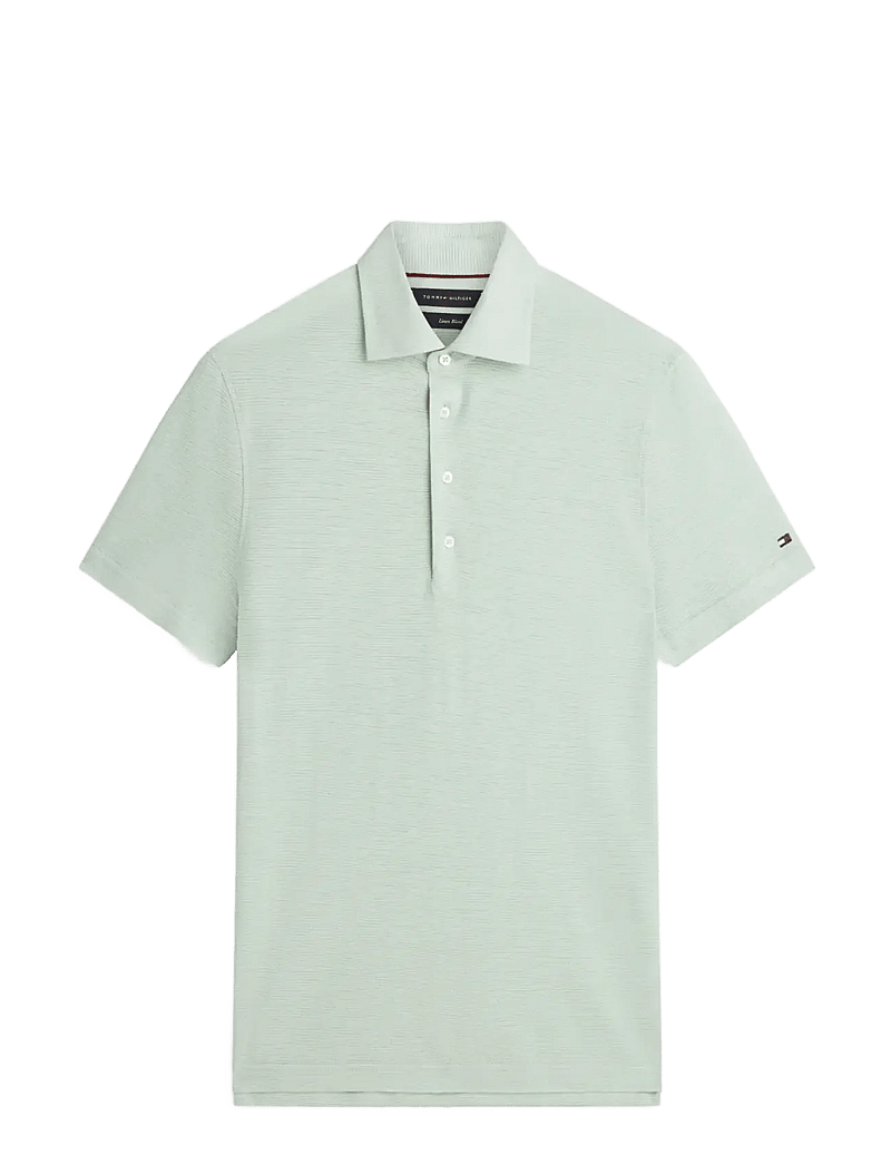 Tommy Hilfiger - DC SPREAD COLLAR LINEN POLO - stickade pikéer - crushed mint - 1