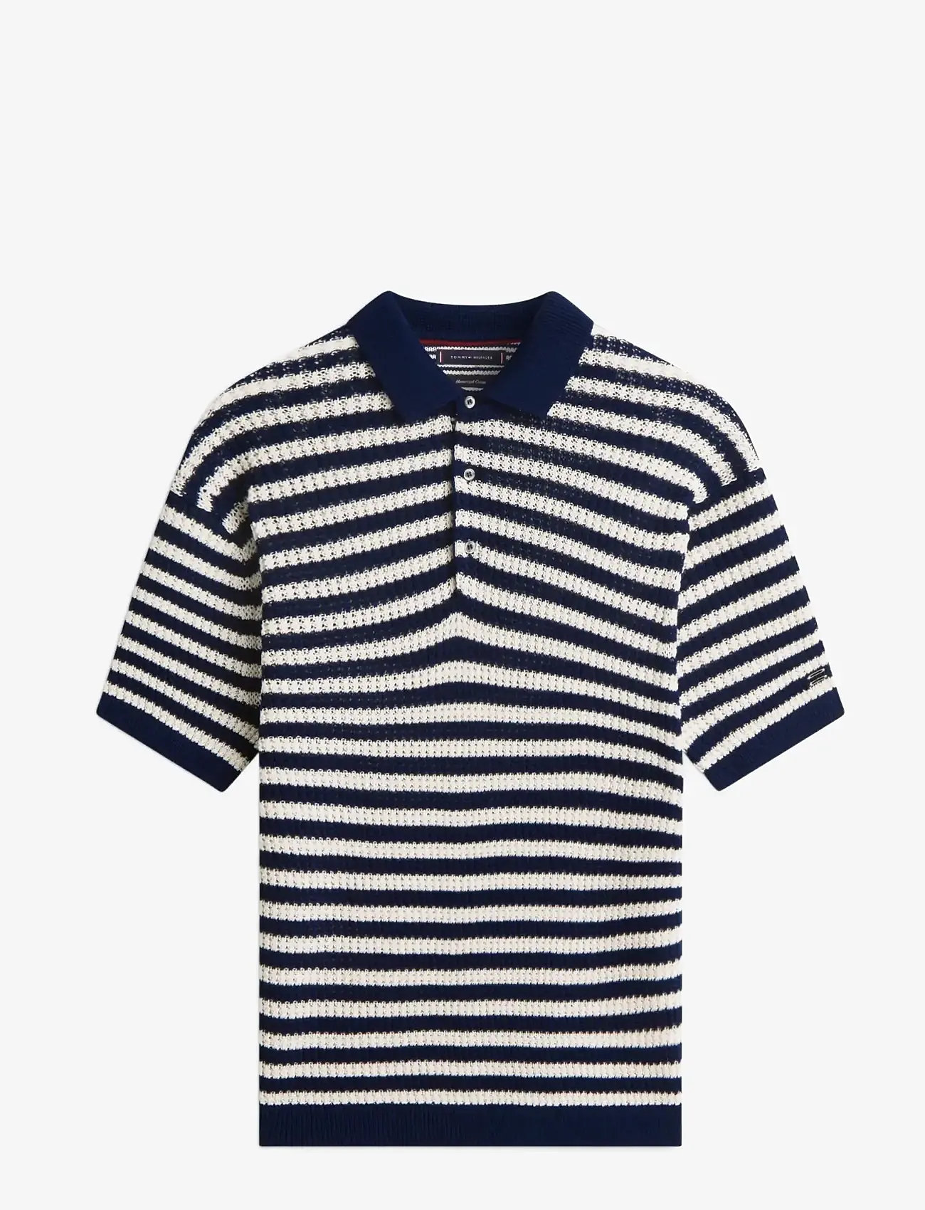 Tommy Hilfiger - DC EXTREME TEXTURE POLO - mænd - navy iris white - 1