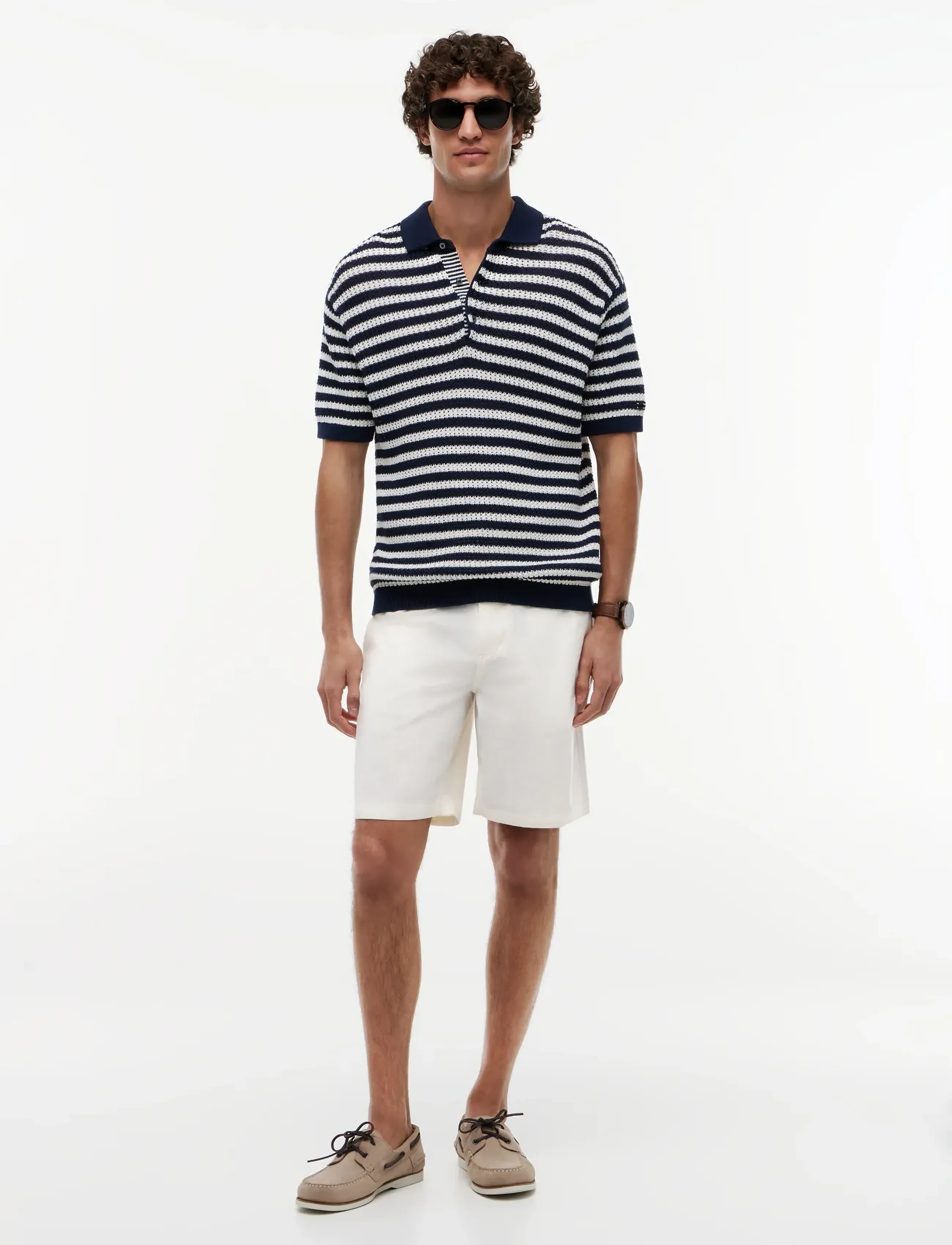 Tommy Hilfiger - DC EXTREME TEXTURE POLO - strickmode - navy iris white - 4