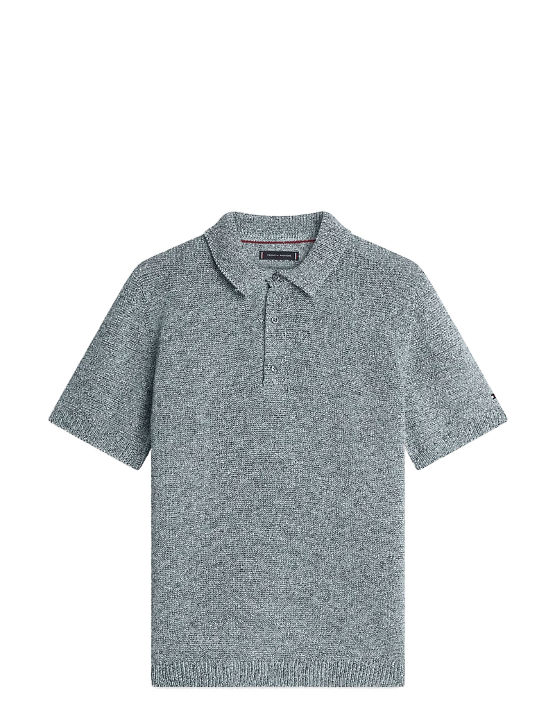 Tommy Hilfiger - DC SPREAD COLLAR MOULINE POLO - polostrik - navy iris multi - 1