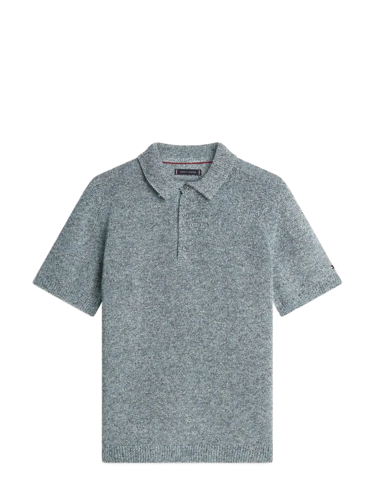 Tommy Hilfiger DC SPREAD COLLAR MOULINE  POLO - Strik - NAVY IRIS MULTI / blue