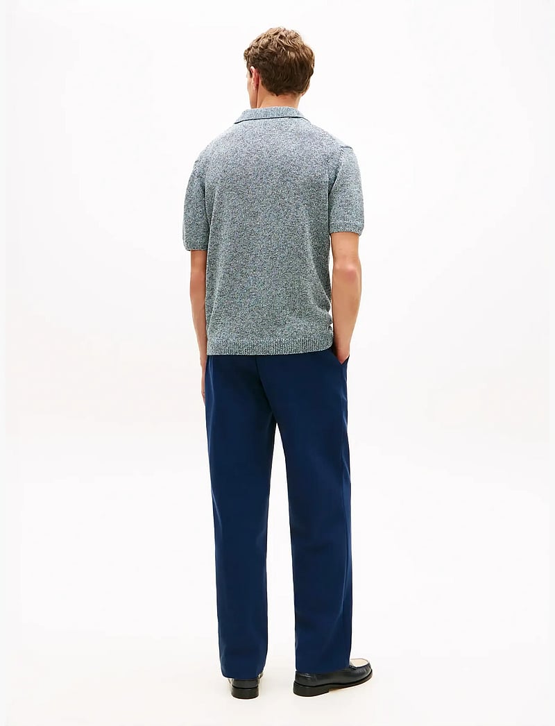 Tommy Hilfiger - DC SPREAD COLLAR MOULINE POLO - polostrik - navy iris multi - 2