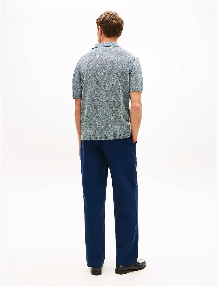 Tommy Hilfiger - DC SPREAD COLLAR MOULINE POLO - stickade pikéer - navy iris multi - 2