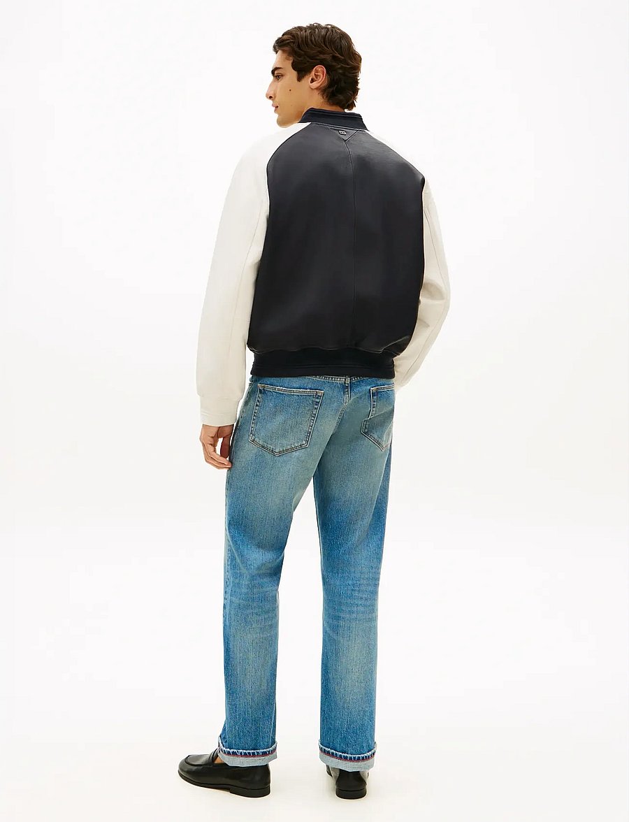 Tommy Hilfiger - DC LEATHER VARSITY BOMBER - kolledžijakid - navy iris - 2