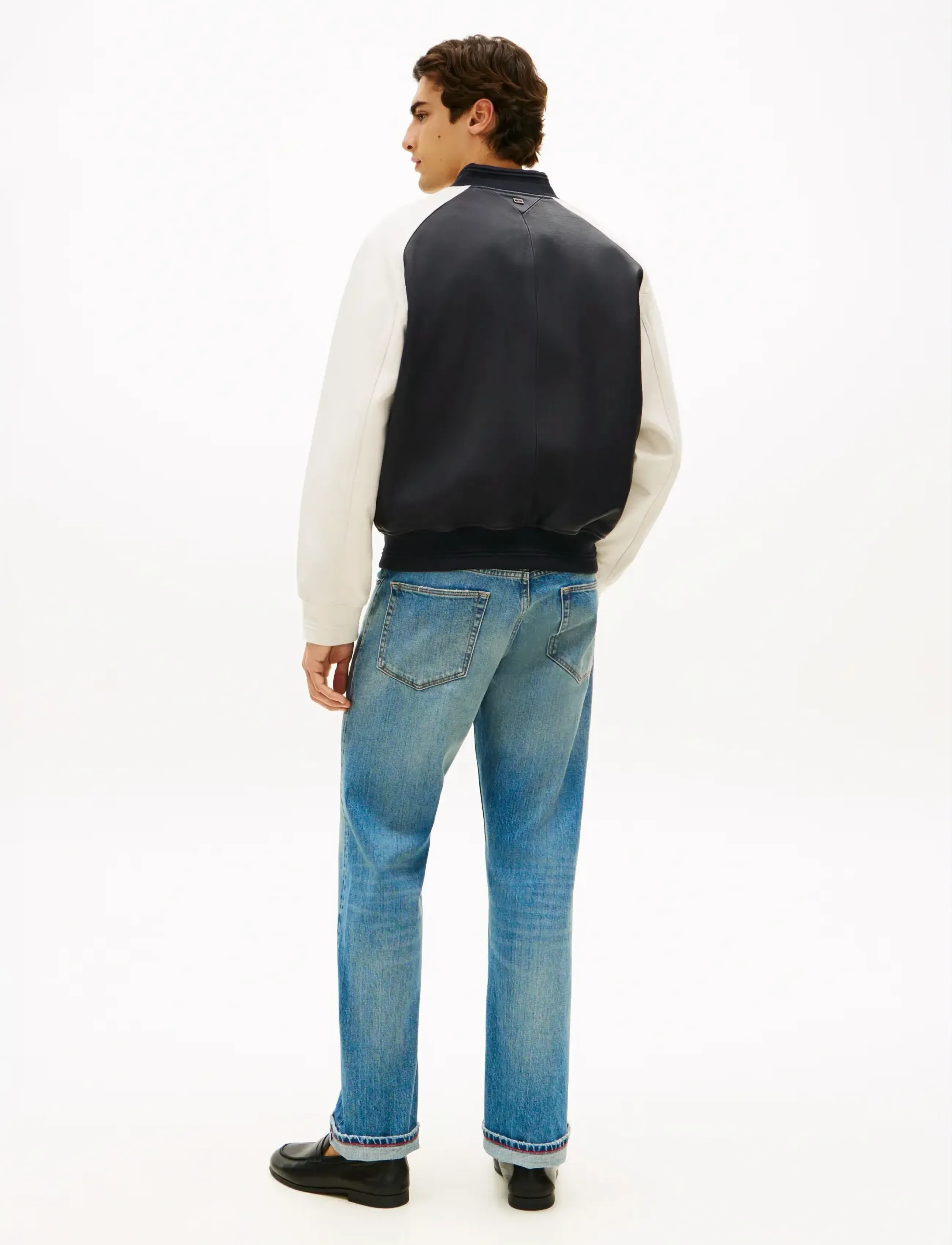 Tommy Hilfiger - DC LEATHER VARSITY BOMBER - overtøj - navy iris - 2
