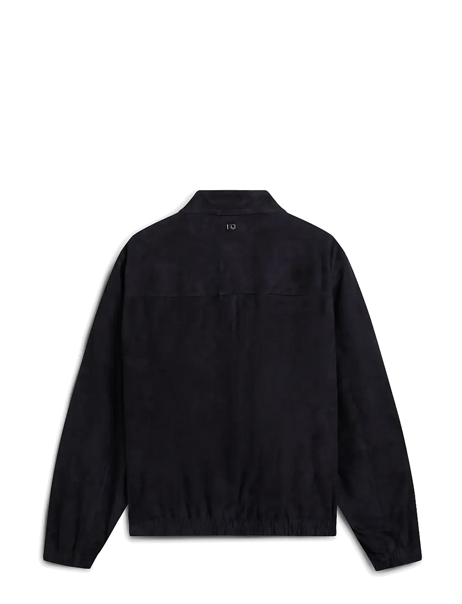 Tommy Hilfiger - DC ESSENTIAL LEATHER JACKET - herbstjacken - carbon navy - 2