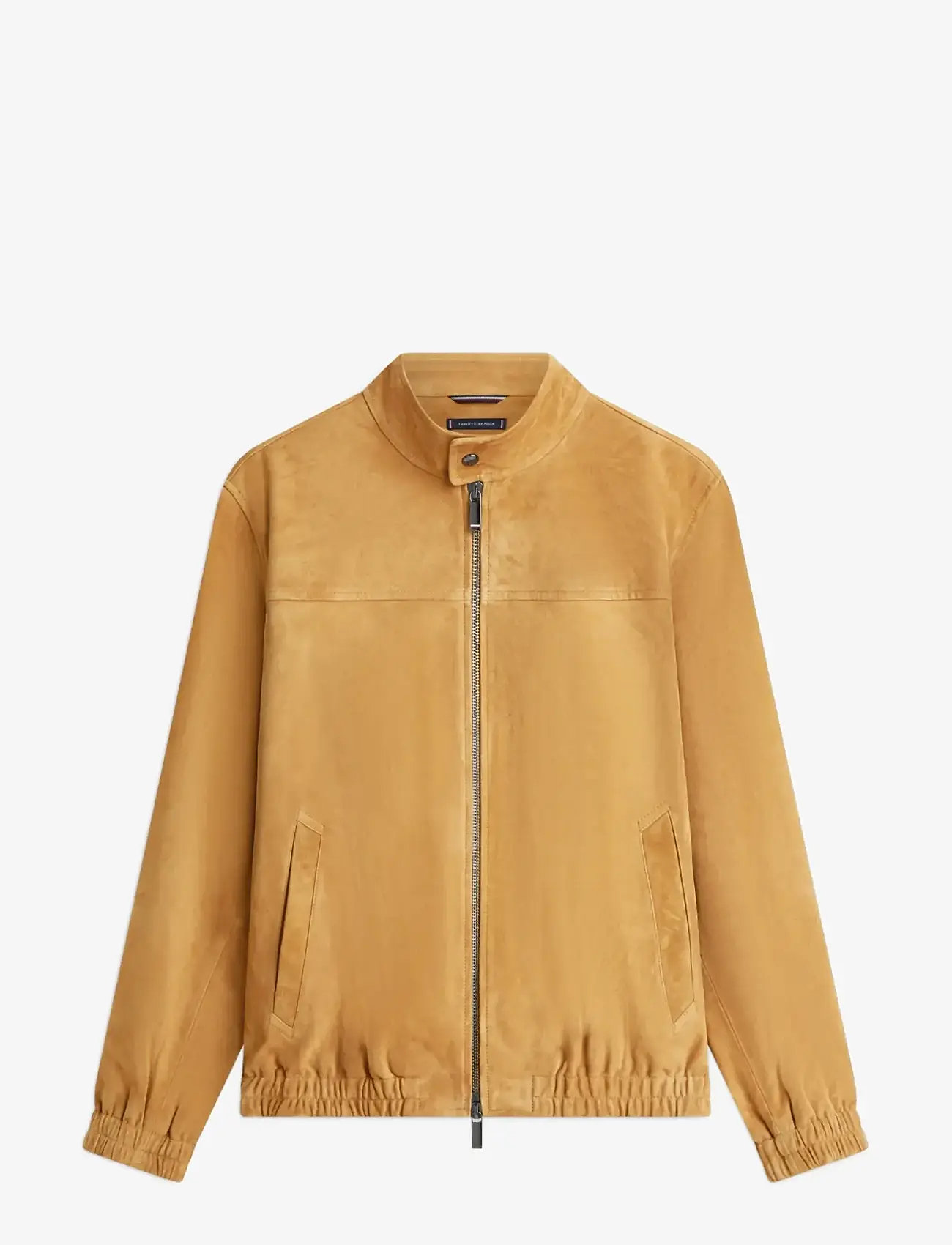 Tommy Hilfiger - DC ESSENTIAL LEATHER JACKET - frühlingsjacken - hickory - 1