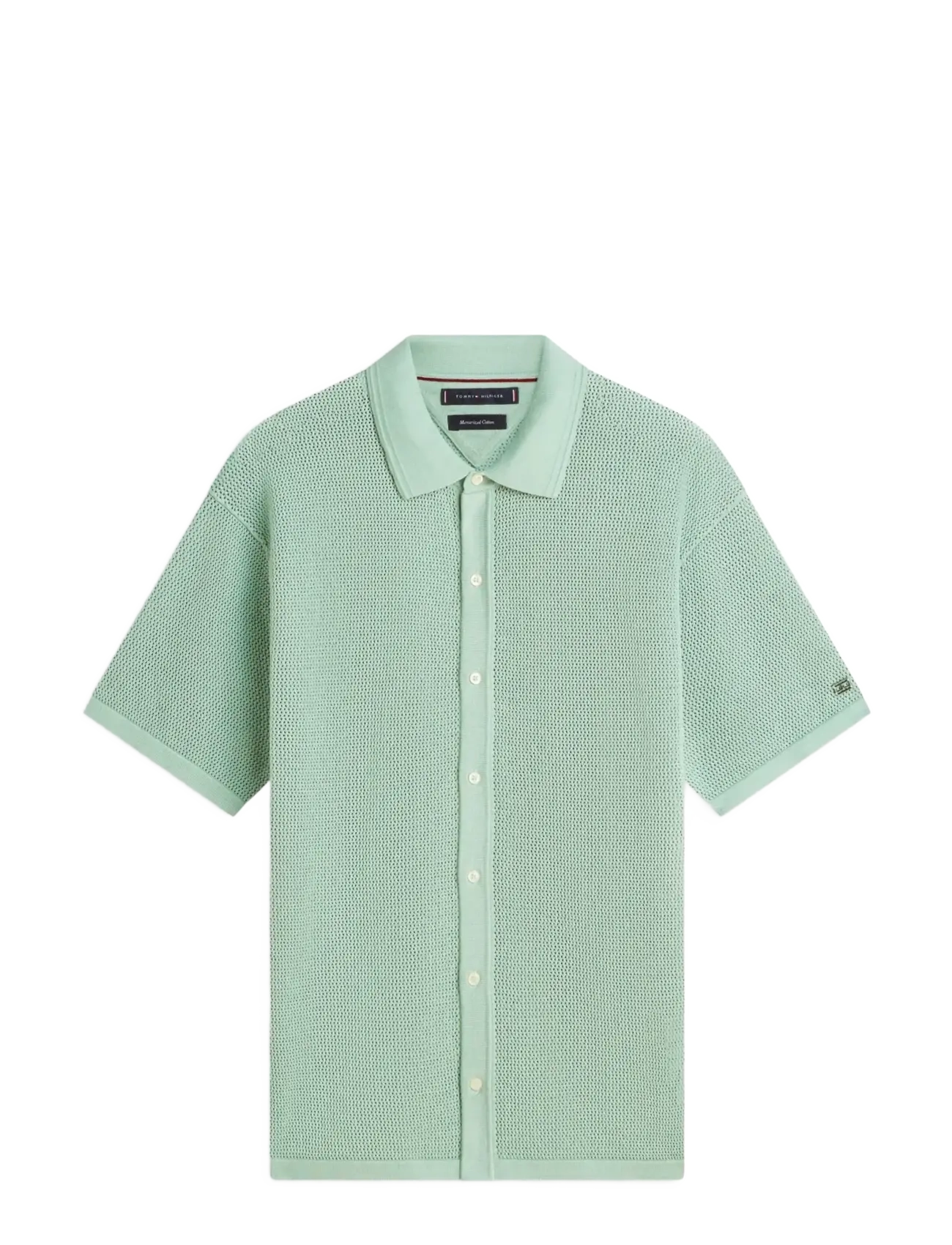 TOMMY HILFIGER Dc S/S Cardigan Grün - S - Herren