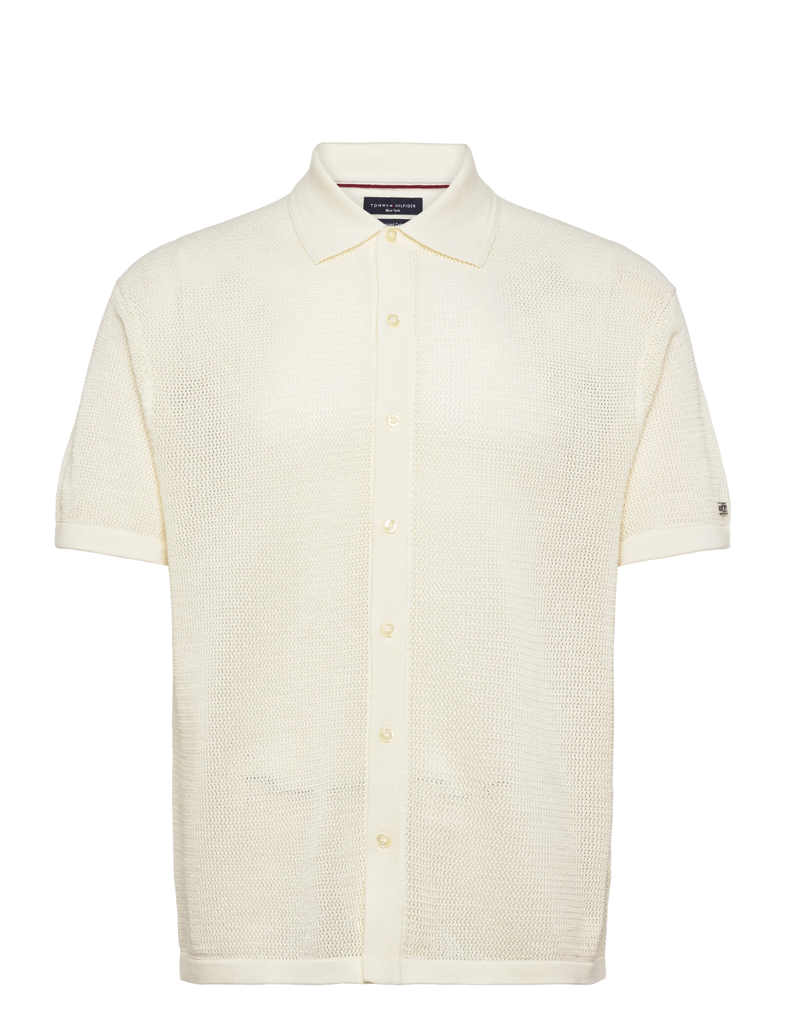 TOMMY HILFIGER Dc S/S Cardigan Cream - S - Herren