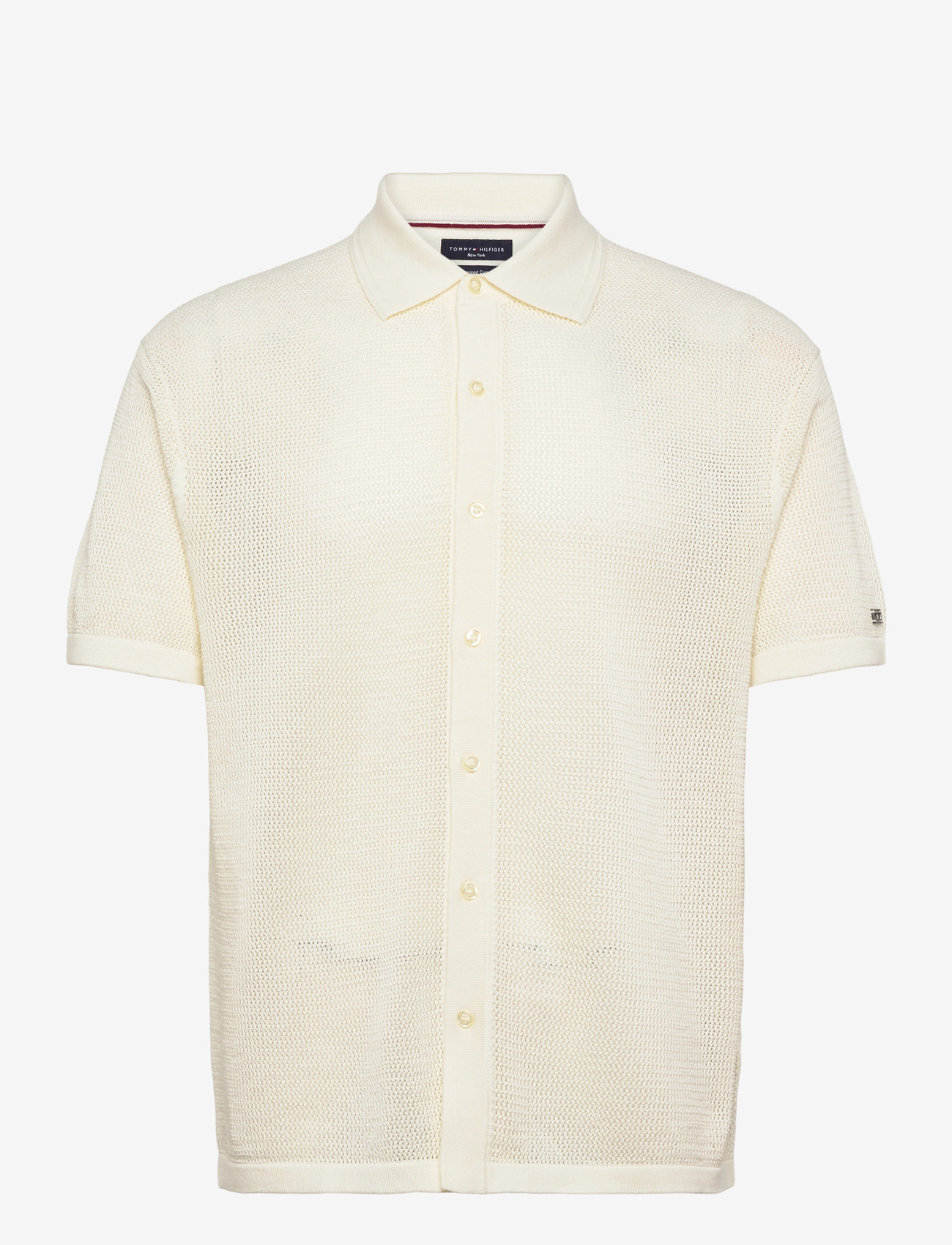 Tommy Hilfiger - DC S/S CARDIGAN - kootud polosärgid - ivory - 1