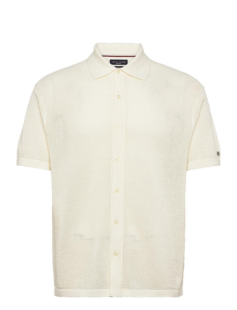 Tommy Hilfiger - DC S/S CARDIGAN - kootud polosärgid - ivory - 1