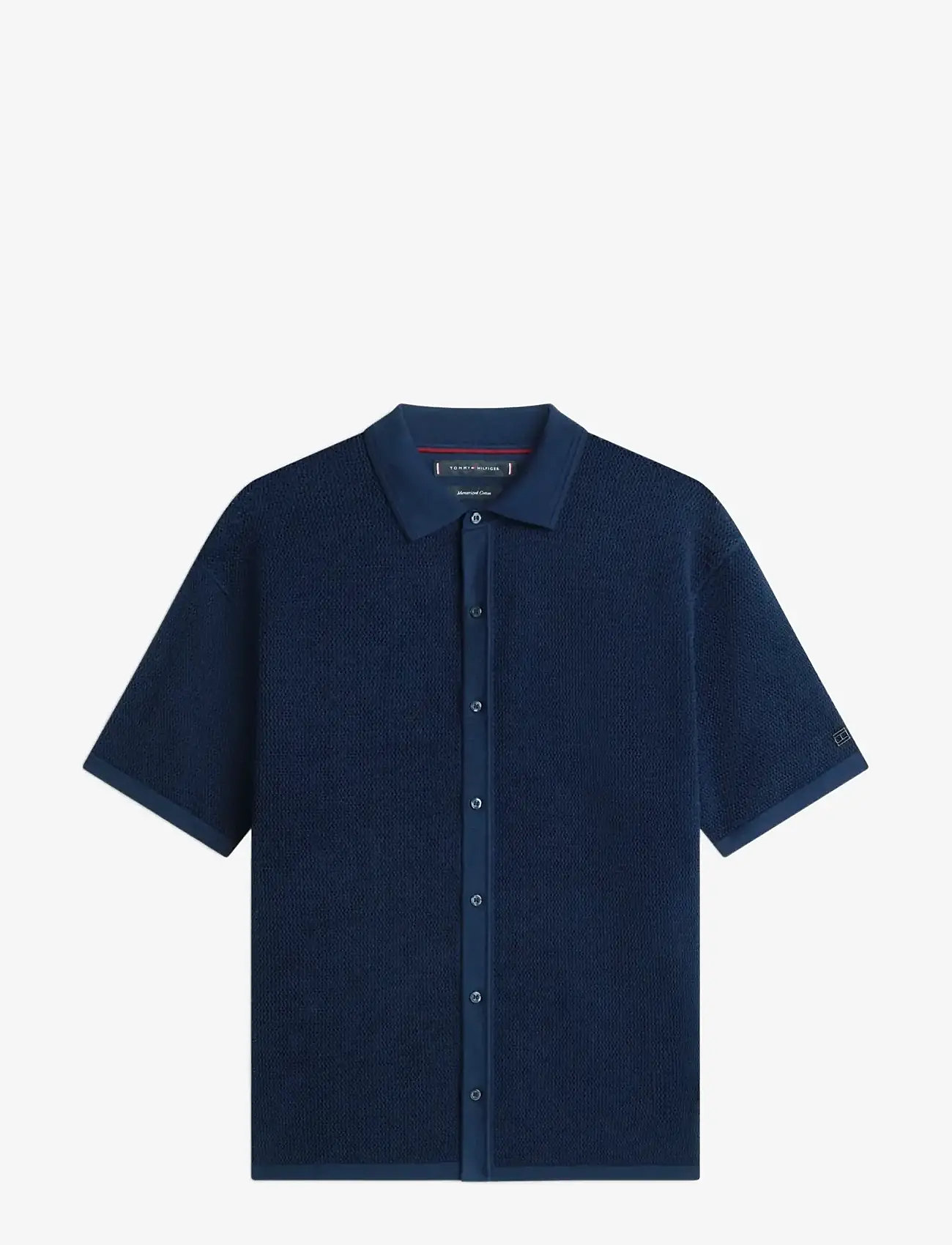 Tommy Hilfiger - DC S/S CARDIGAN - kootud polosärgid - navy iris - 1