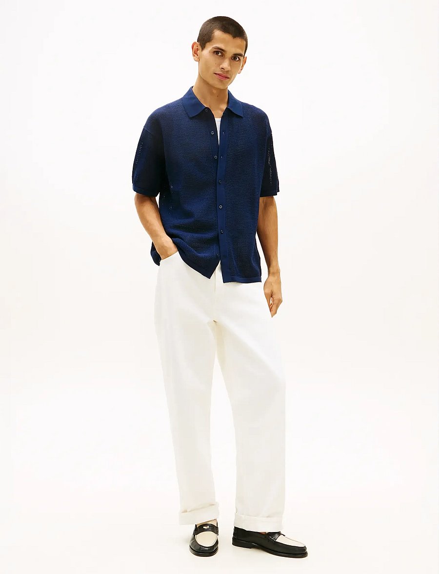 Tommy Hilfiger - DC S/S CARDIGAN - polos en tricot - navy iris - 3