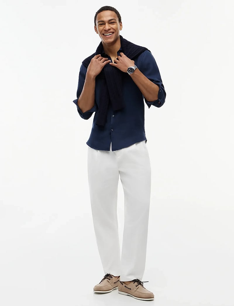 Tommy Hilfiger - DC LINEN SHIRT - hørskjorter - navy iris - 4