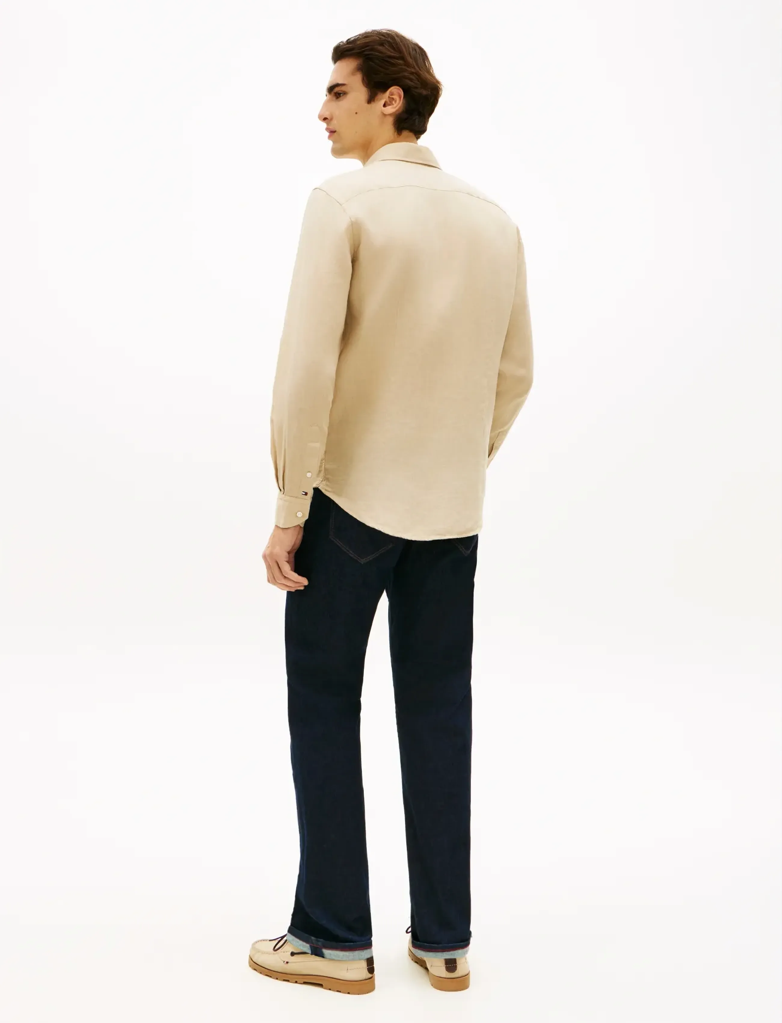 Tommy Hilfiger - DC LINEN SHIRT - linen shirts - sandalwood - 2