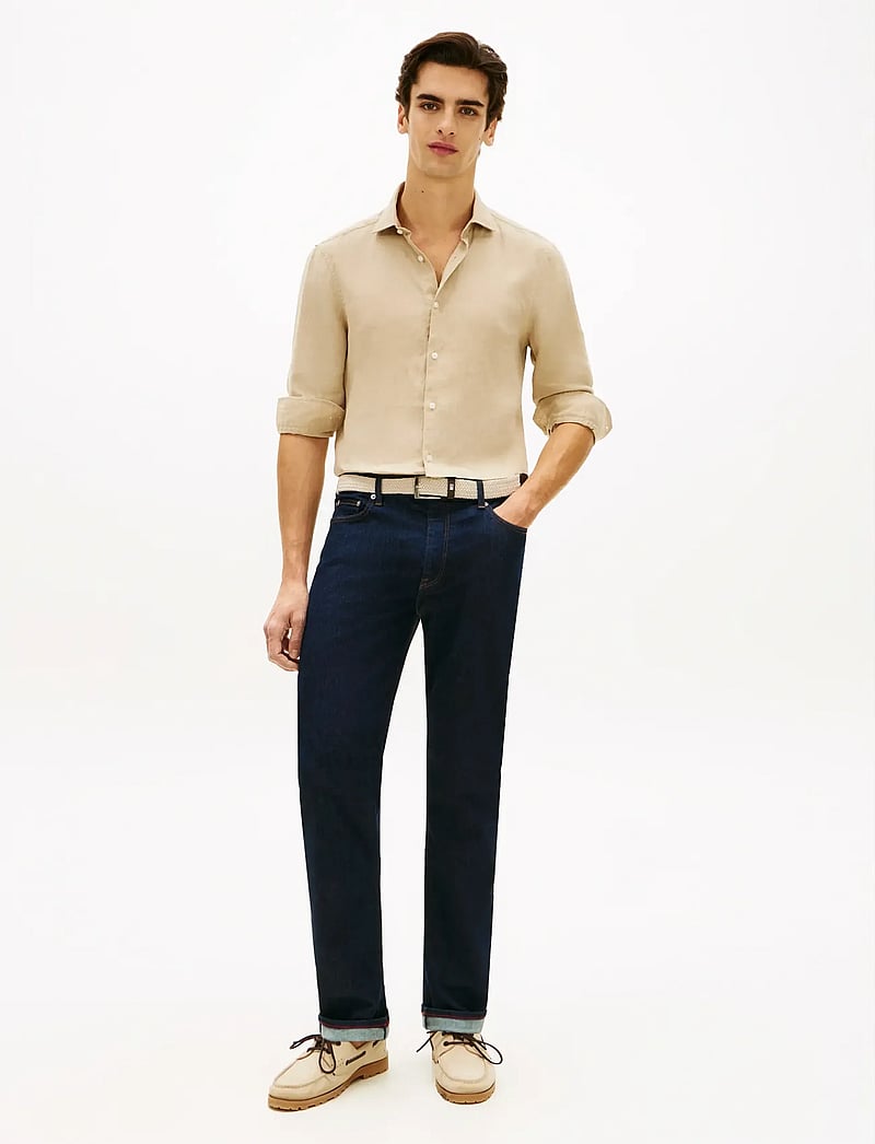 Tommy Hilfiger - DC LINEN SHIRT - linased särgid - sandalwood - 3
