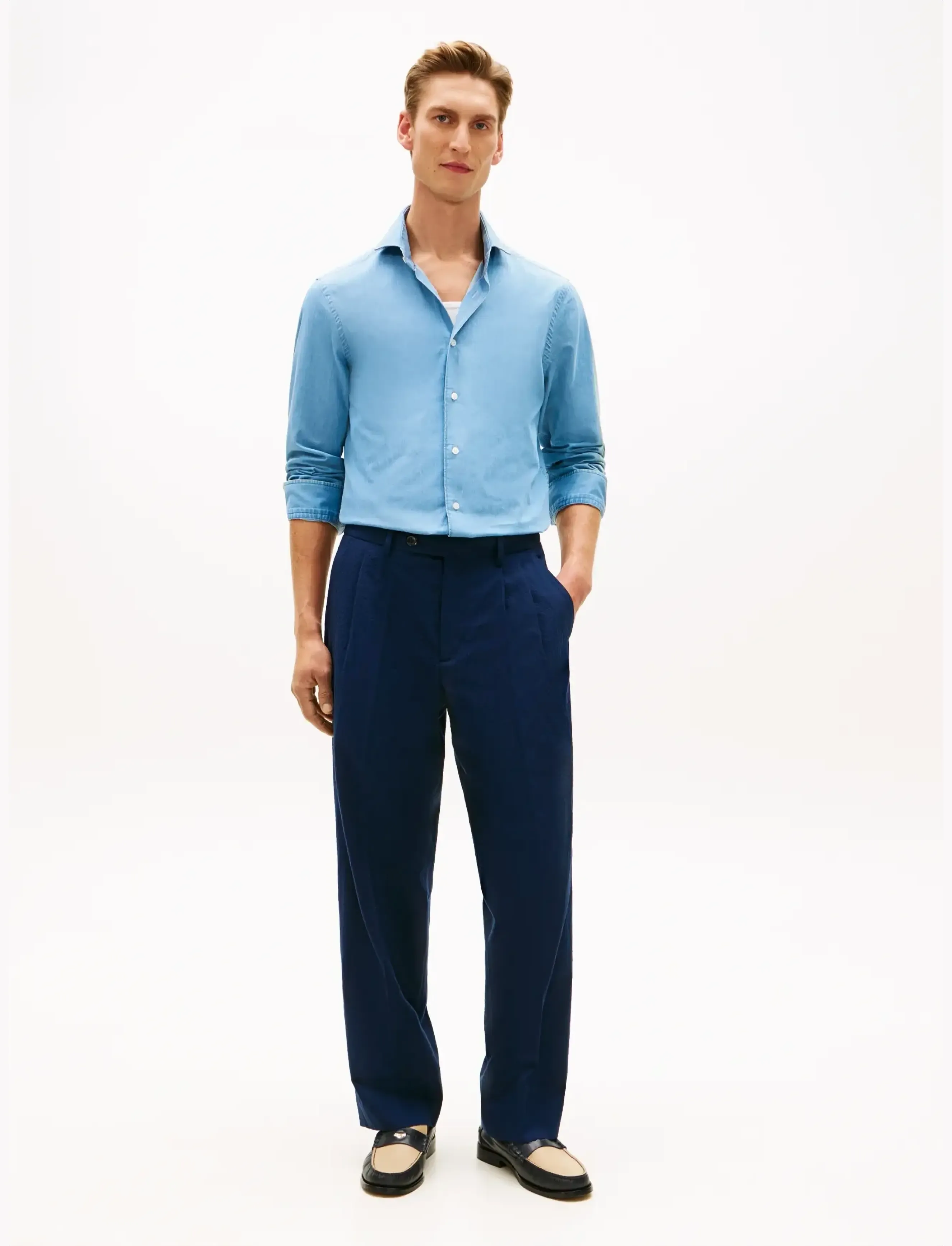 Tommy Hilfiger - DC DENIM SHIRT - avslappede skjorter - indigo blue bell - 3
