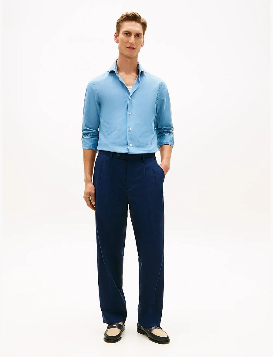 Tommy Hilfiger - DC DENIM SHIRT - casual overhemden - indigo blue bell - 3