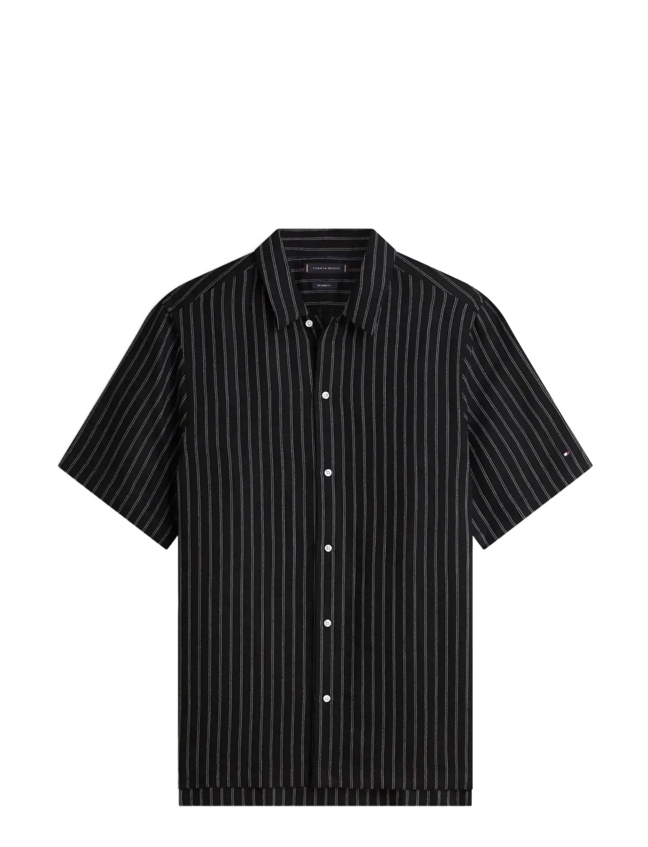 Tommy Hilfiger DC ENGINEERED STRIPE SHIRT - Skjorter - BLACK / black