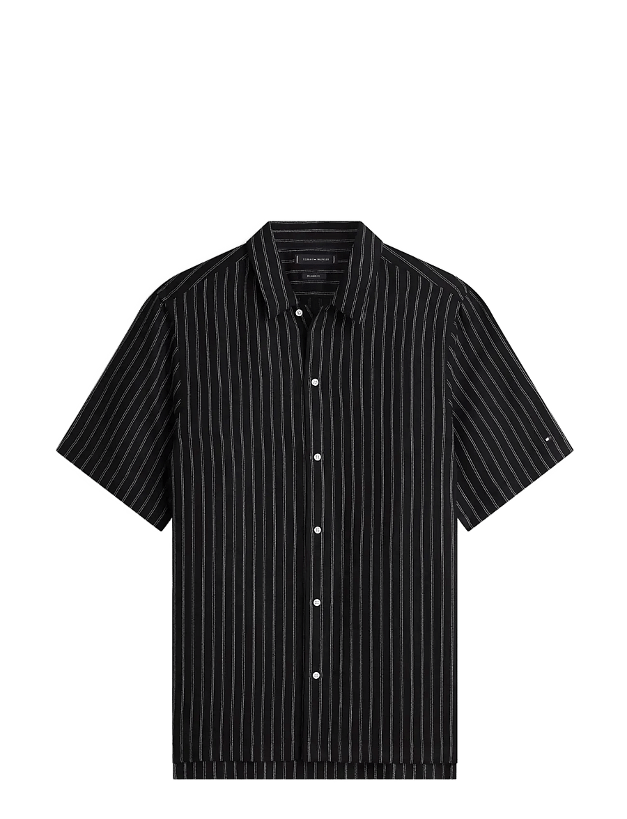 Tommy Hilfiger - DC ENGINEERED STRIPE SHIRT - triibulised särgid - black - 1