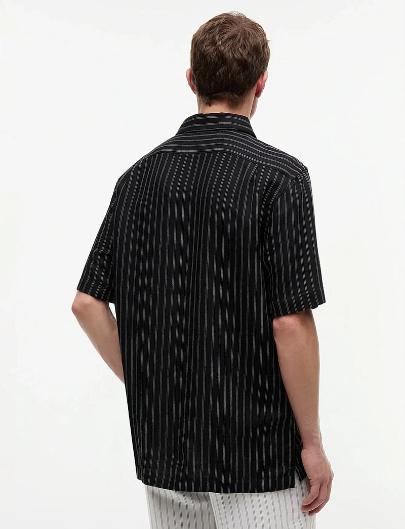 Tommy Hilfiger - DC ENGINEERED STRIPE SHIRT - stribede skjorter - black - 2
