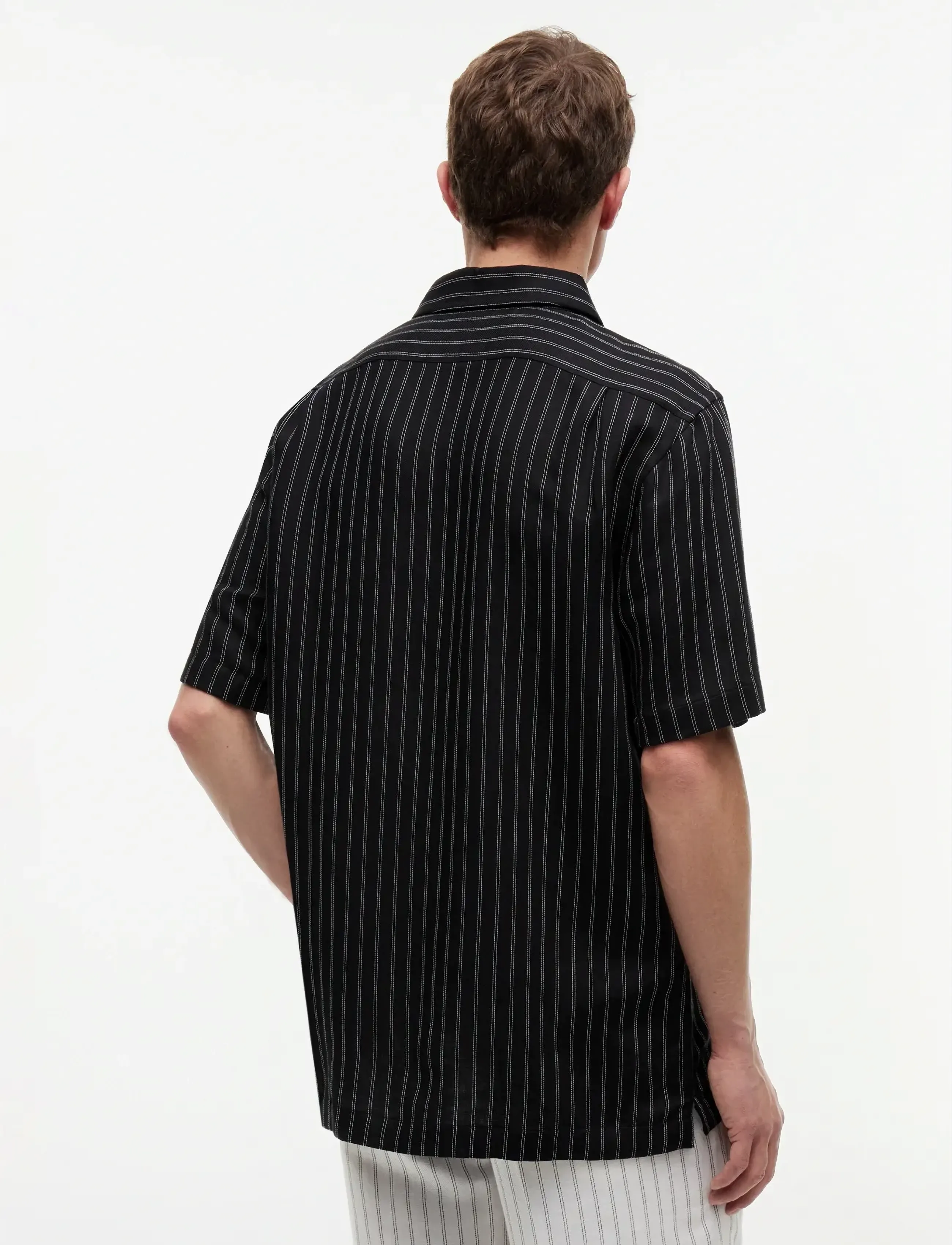 Tommy Hilfiger - DC ENGINEERED STRIPE SHIRT - striped shirts - black - 2