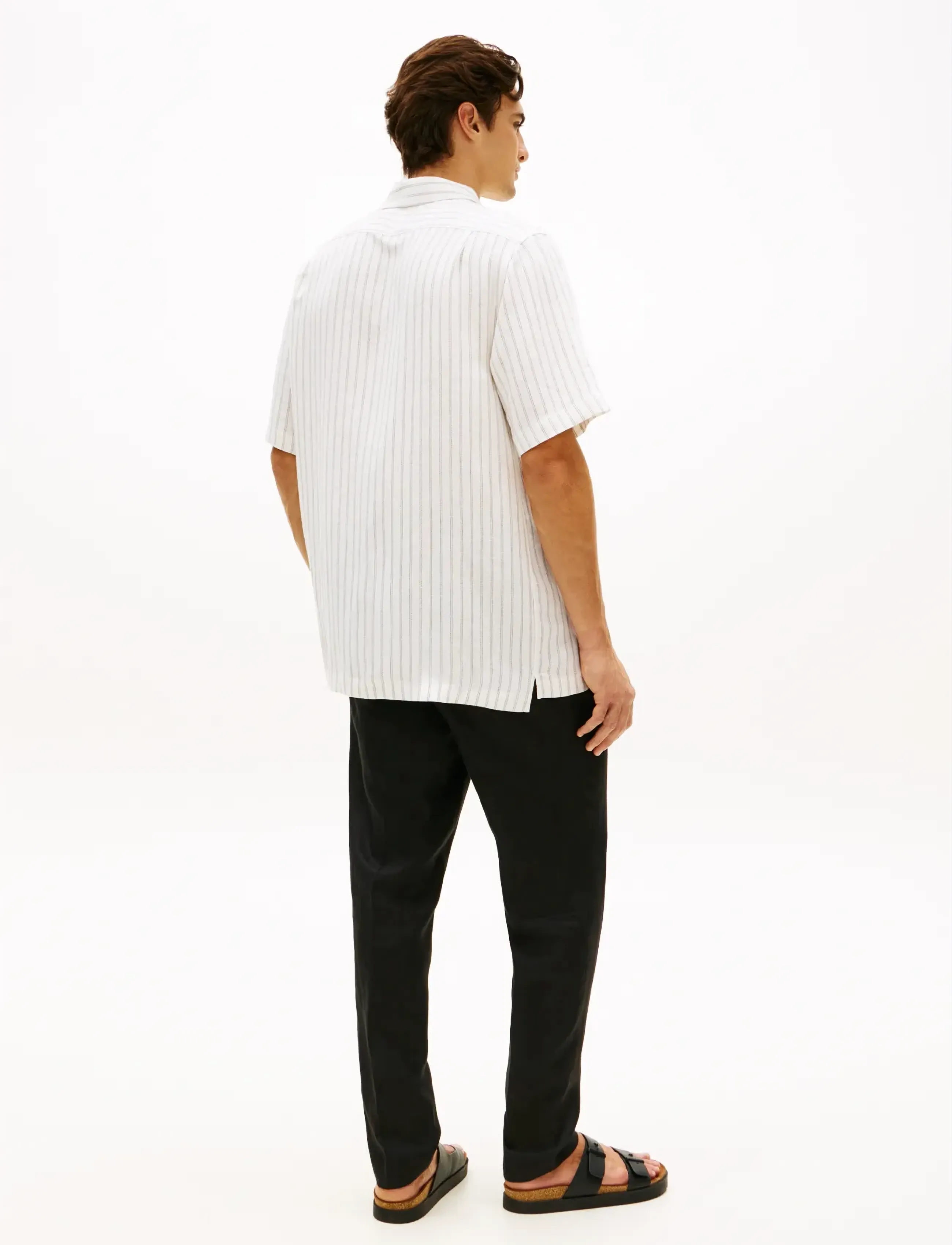 Tommy Hilfiger - DC ENGINEERED STRIPE SHIRT - stribede skjorter - white black - 2