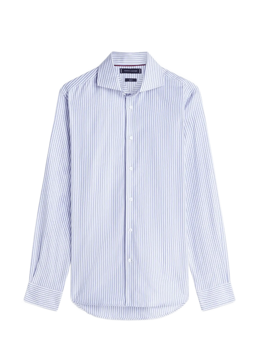 Tommy Hilfiger - DC ROYAL OXFORD ITHACA SHIRT - stribede skjorter - blue bell - 1