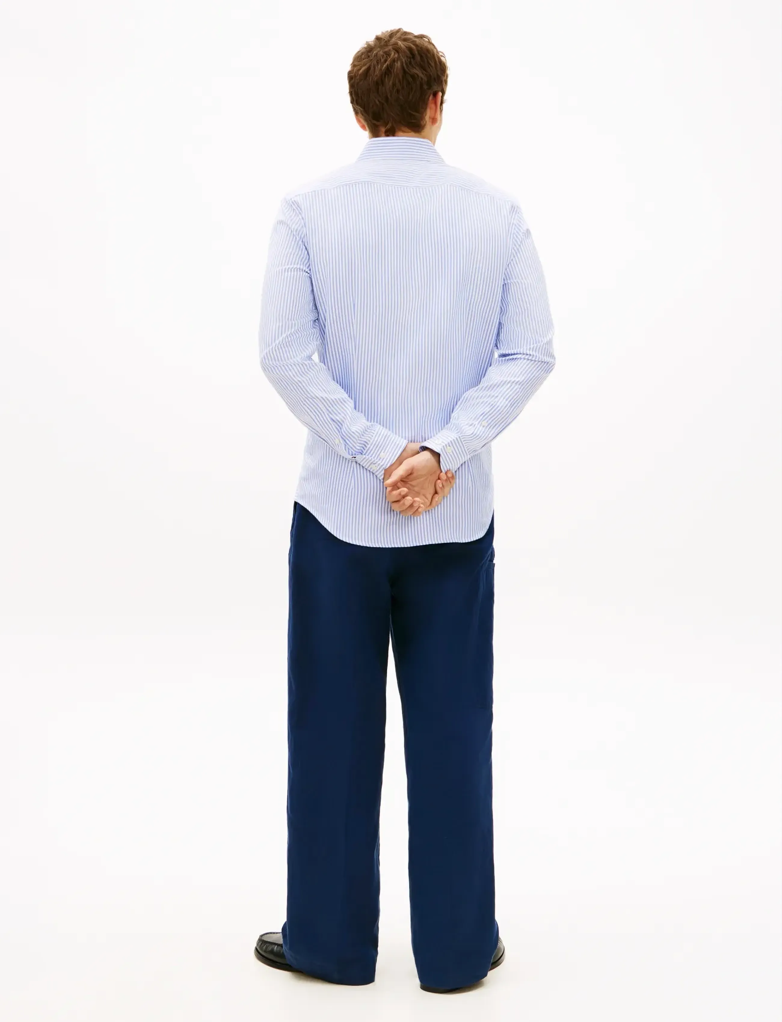 Tommy Hilfiger - DC ROYAL OXFORD ITHACA SHIRT - stribede skjorter - blue bell - 2