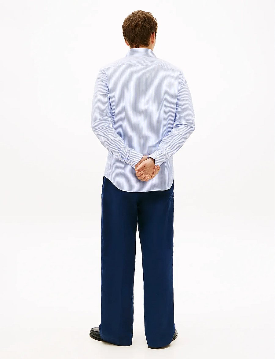 Tommy Hilfiger - DC ROYAL OXFORD ITHACA SHIRT - stribede skjorter - blue bell - 2