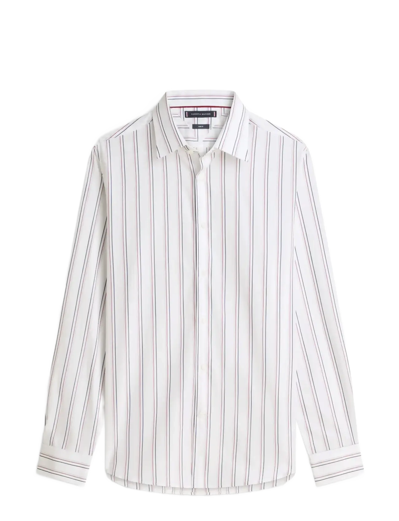 Tommy Hilfiger - DC SEASONAL STRIPE SHIRT - stribede skjorter - magma red multi - 1