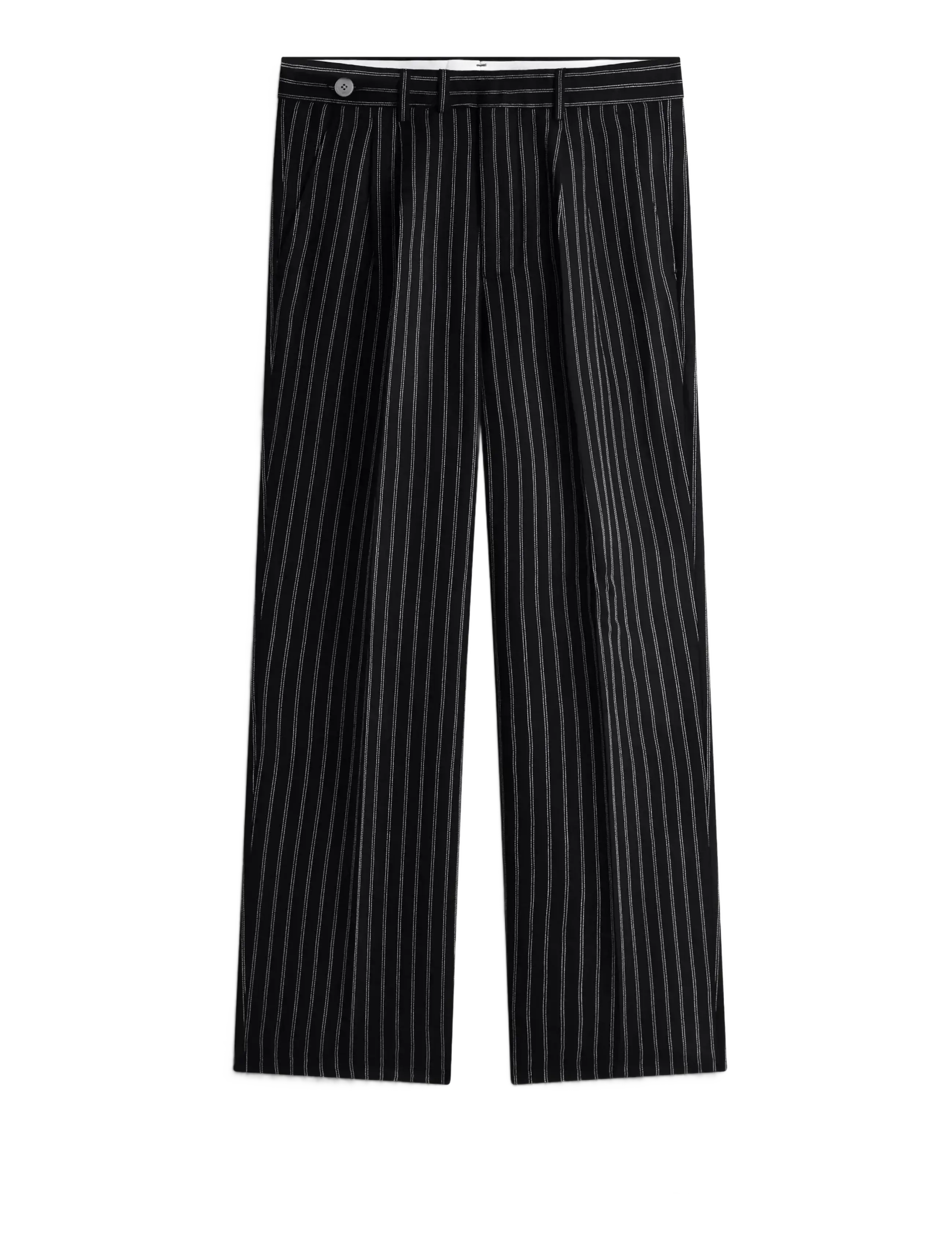 Tommy Hilfiger DC STRIPE PANTS - Hørbukser - BLACK WHITE / black