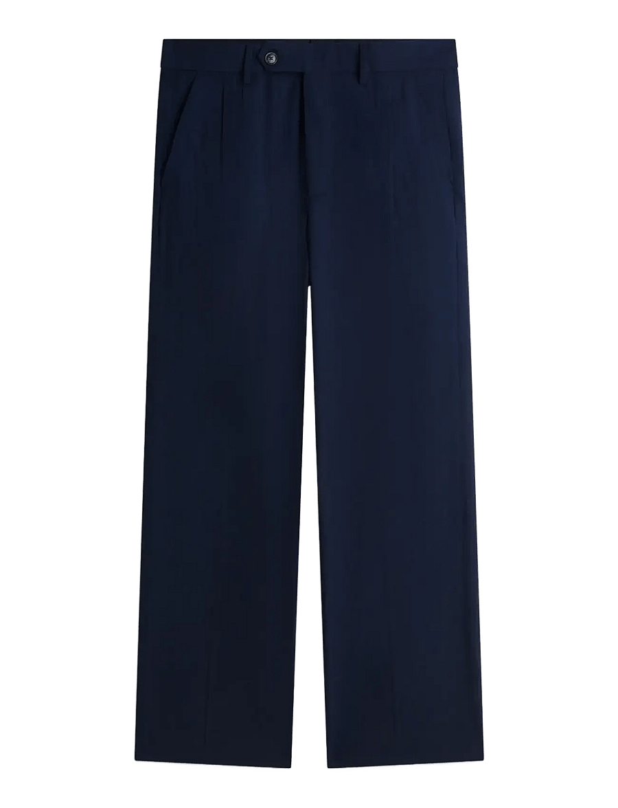 Tommy Hilfiger - DC SEERSUCKER PANTS - casual - navy iris - 1