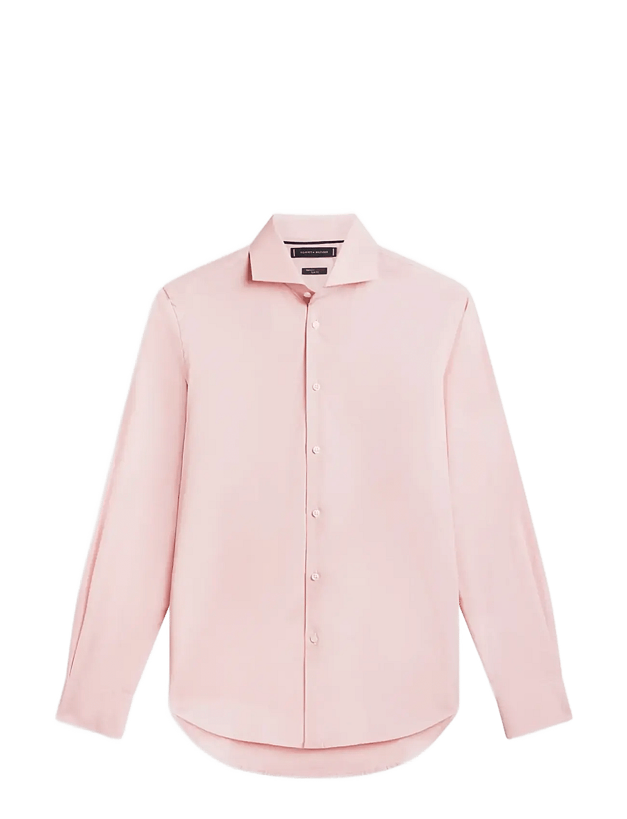 Tommy Hilfiger - DC FLEX COLLAR CO LI SOLID SHIRT - casual skjorter - dusky pink - 1