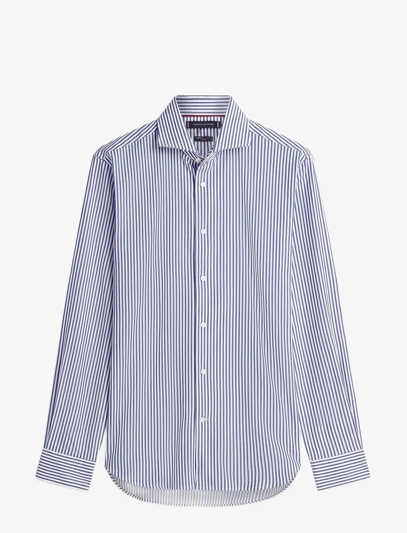 Tommy Hilfiger - DC FLEX COLLAR CLSSC STRP SHIRT - stribede skjorter - navy iris - 1