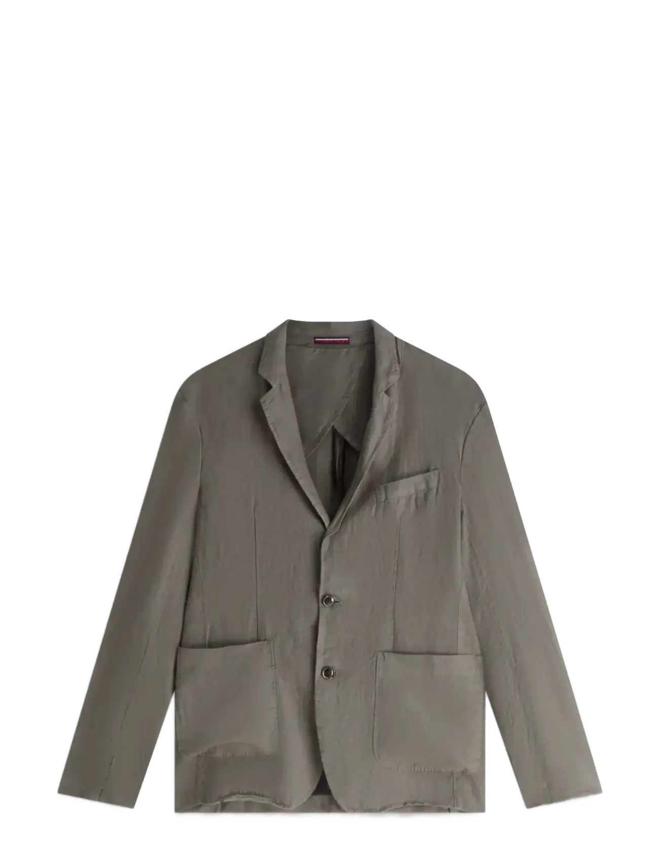 Tommy Hilfiger DC GMD LINEN BLAZER - Suits & Blazers - PLATINUM OLIVE / khaki/green