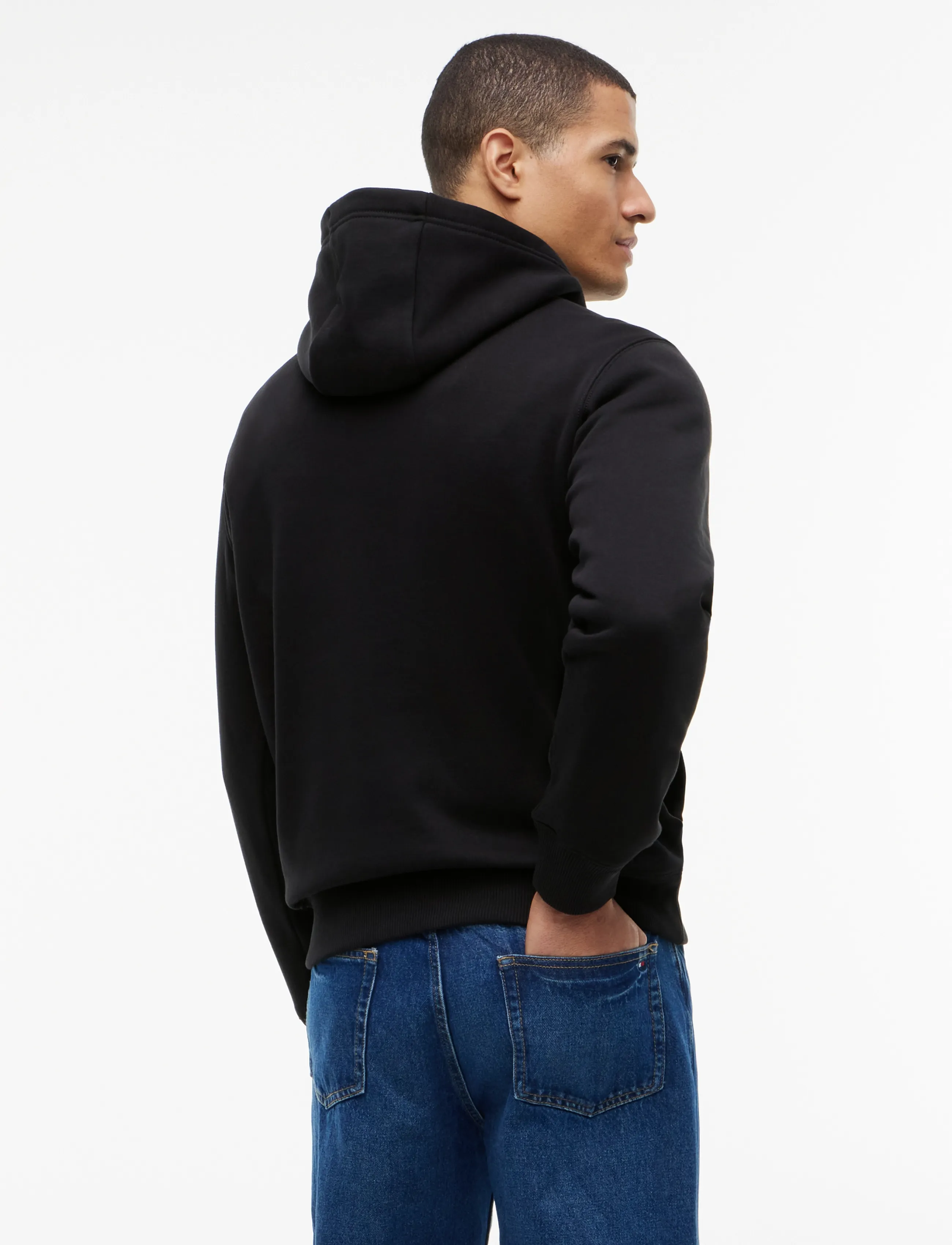 Tommy Hilfiger - TOMMY EMBRO FLAG HOODIE - hættetrøjer - black - 3