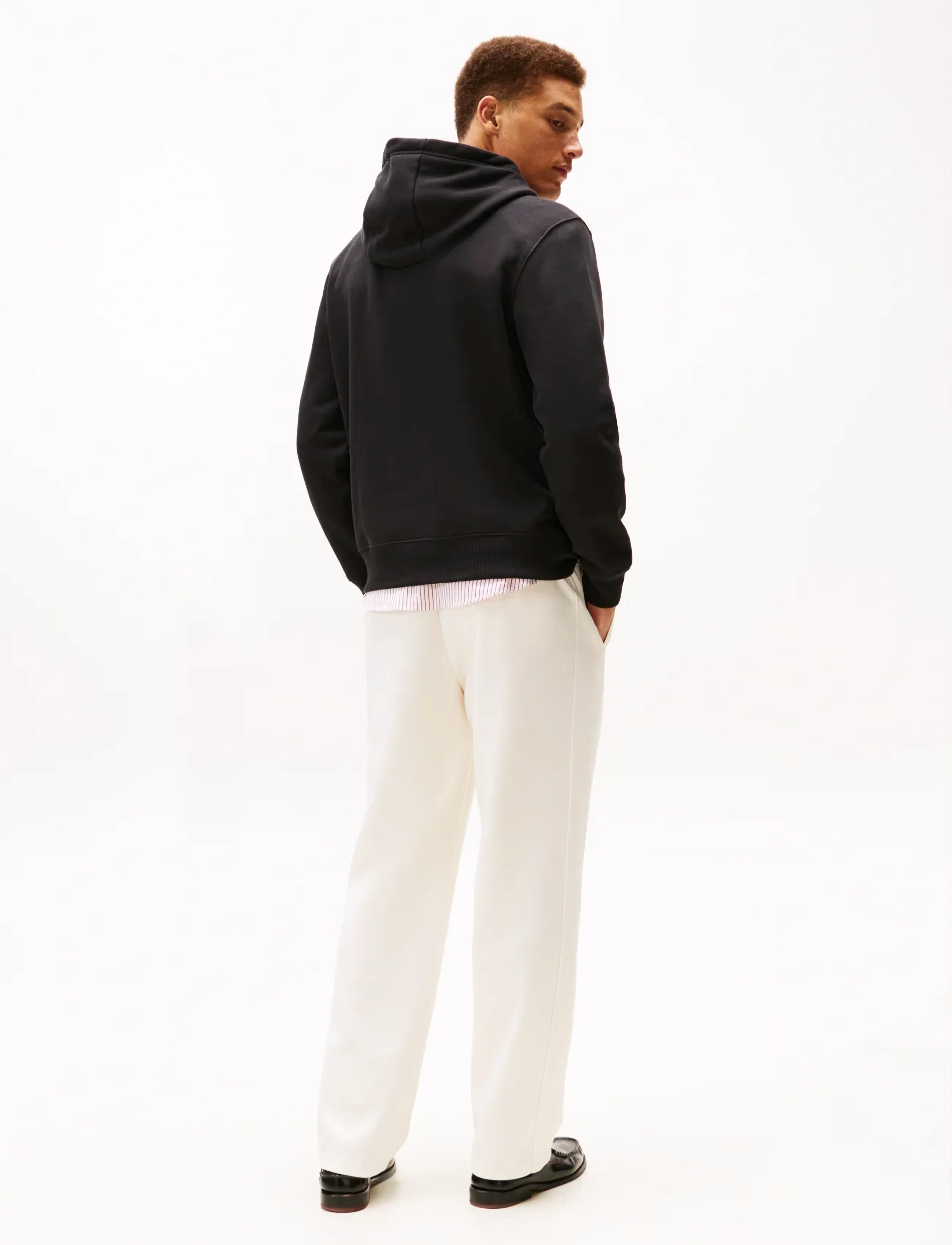 Tommy Hilfiger - TOMMY EMBRO FLAG HOODIE - hættetrøjer - black - 3