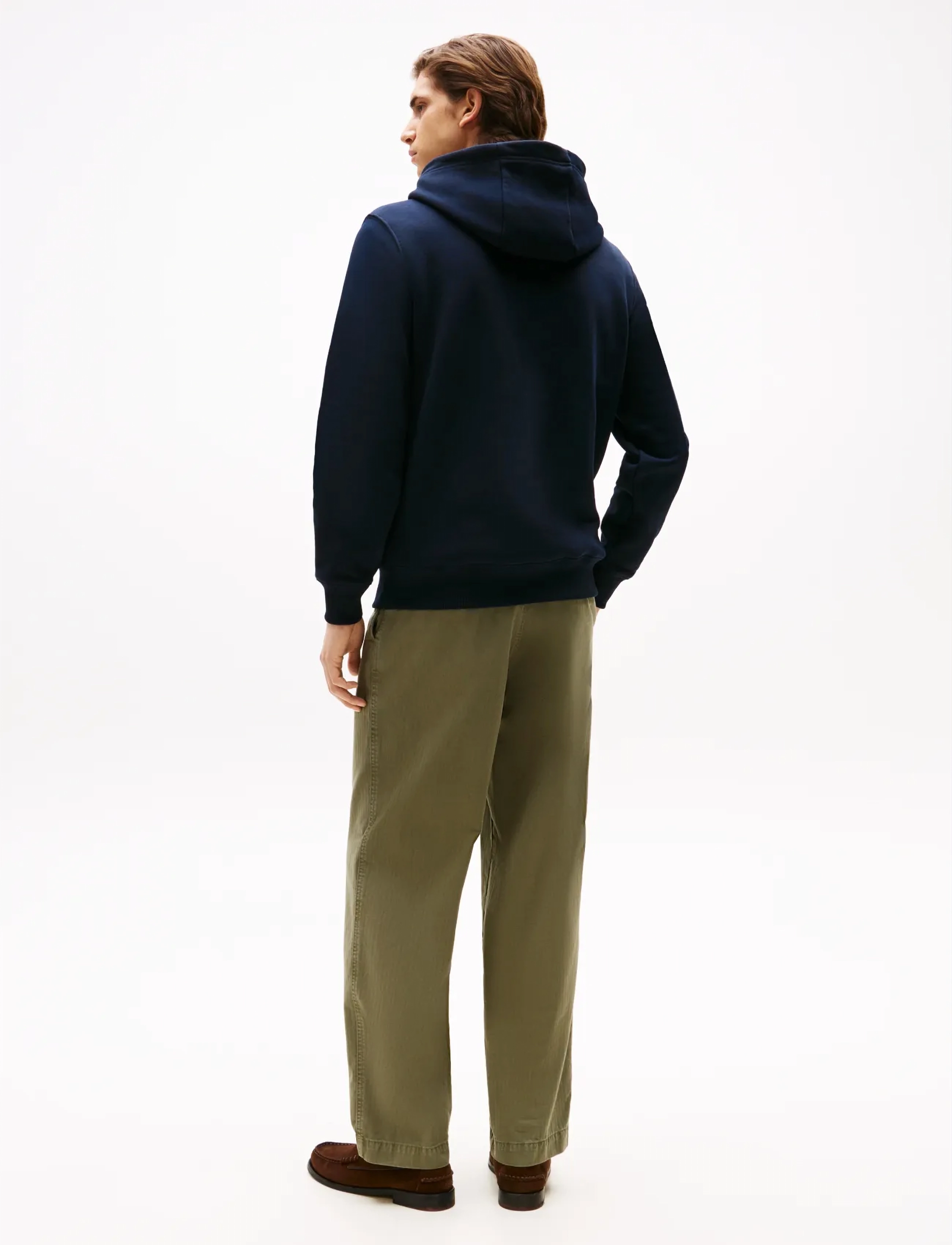 Tommy Hilfiger - TOMMY EMBRO FLAG HOODIE - hættetrøjer - navy blue - 3
