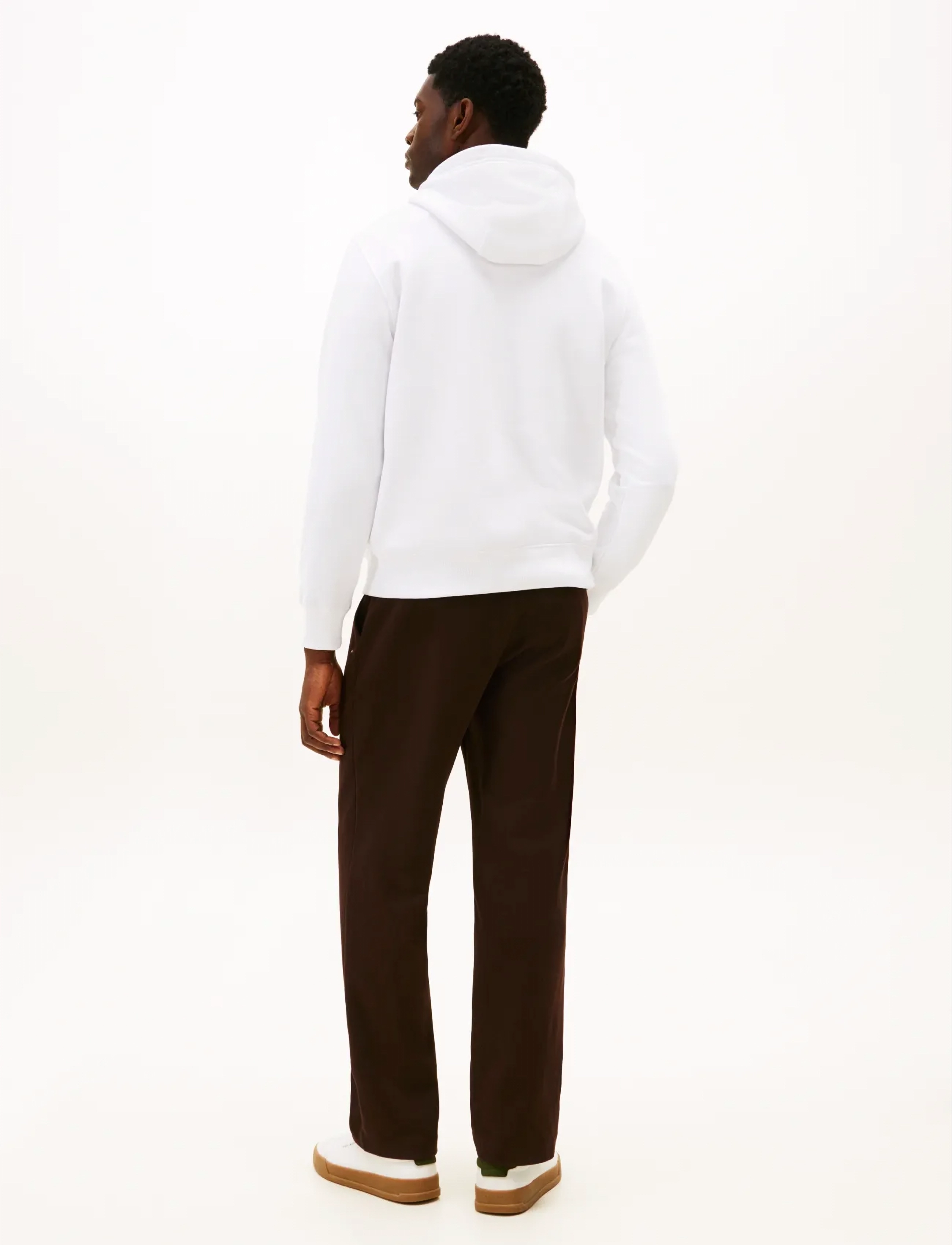 Tommy Hilfiger - HILFIGER EMBRO FLAG HOODIE - hættetrøjer - white - 3