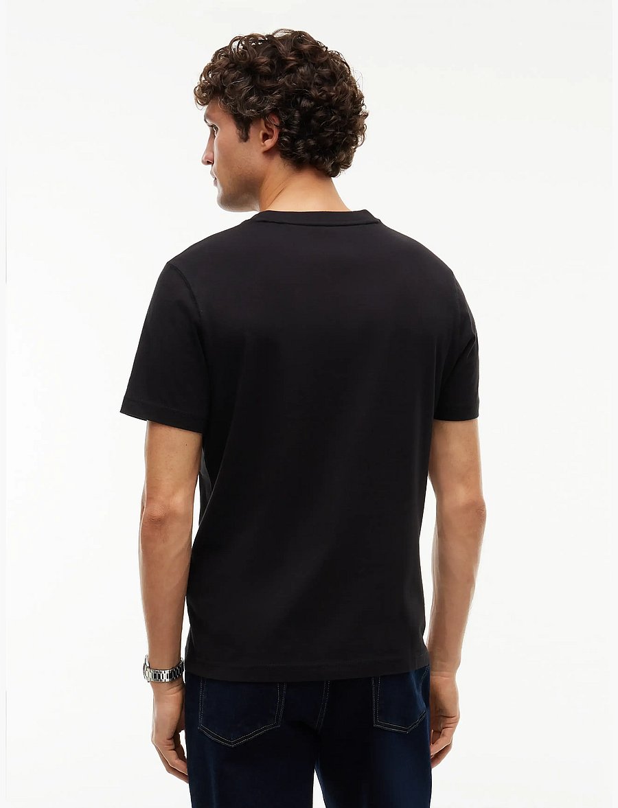 Tommy Hilfiger - HILFIGER EMBRO FLAG T-SHIRT - kortärmade t-shirts - black - 2